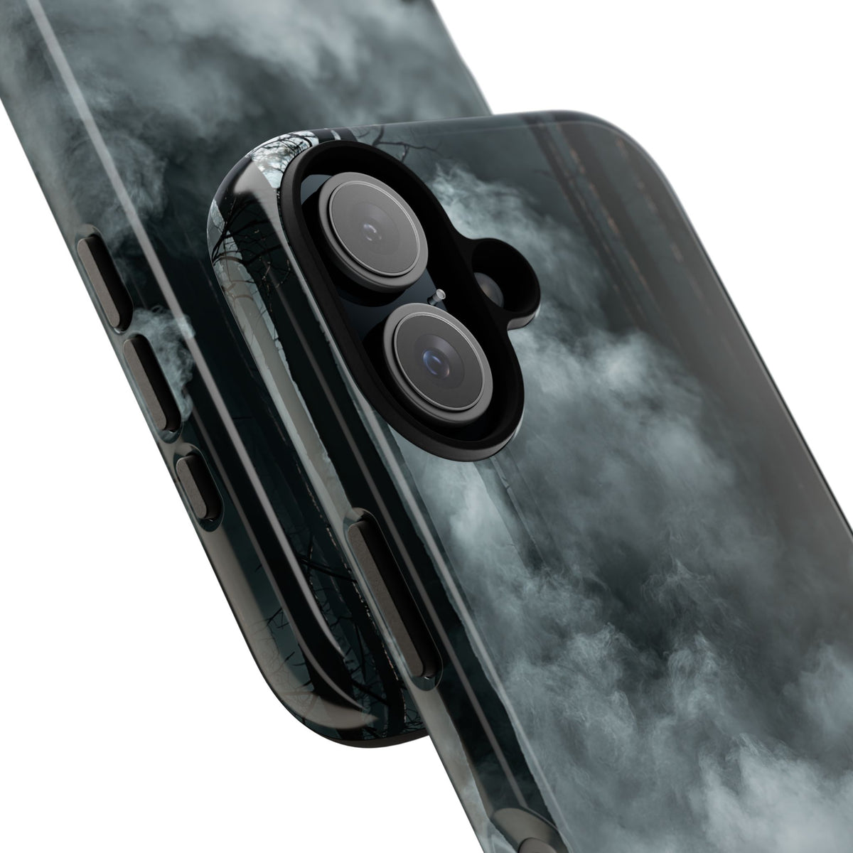 Shadowed Pine Mist · Tough Phone Case for iPhone · Black