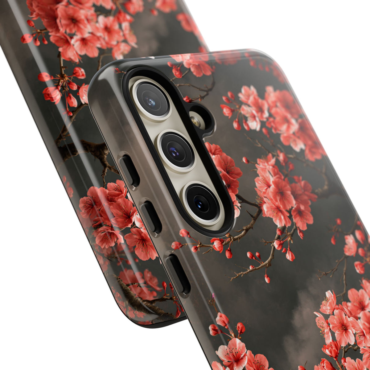 Dark Sakura Nocturne · Tough Phone Case for Samsung · Black