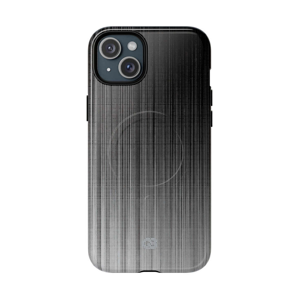 Grey Tough 2.0 Magsafe Phone Case for iPhone - Static Vertical Dither