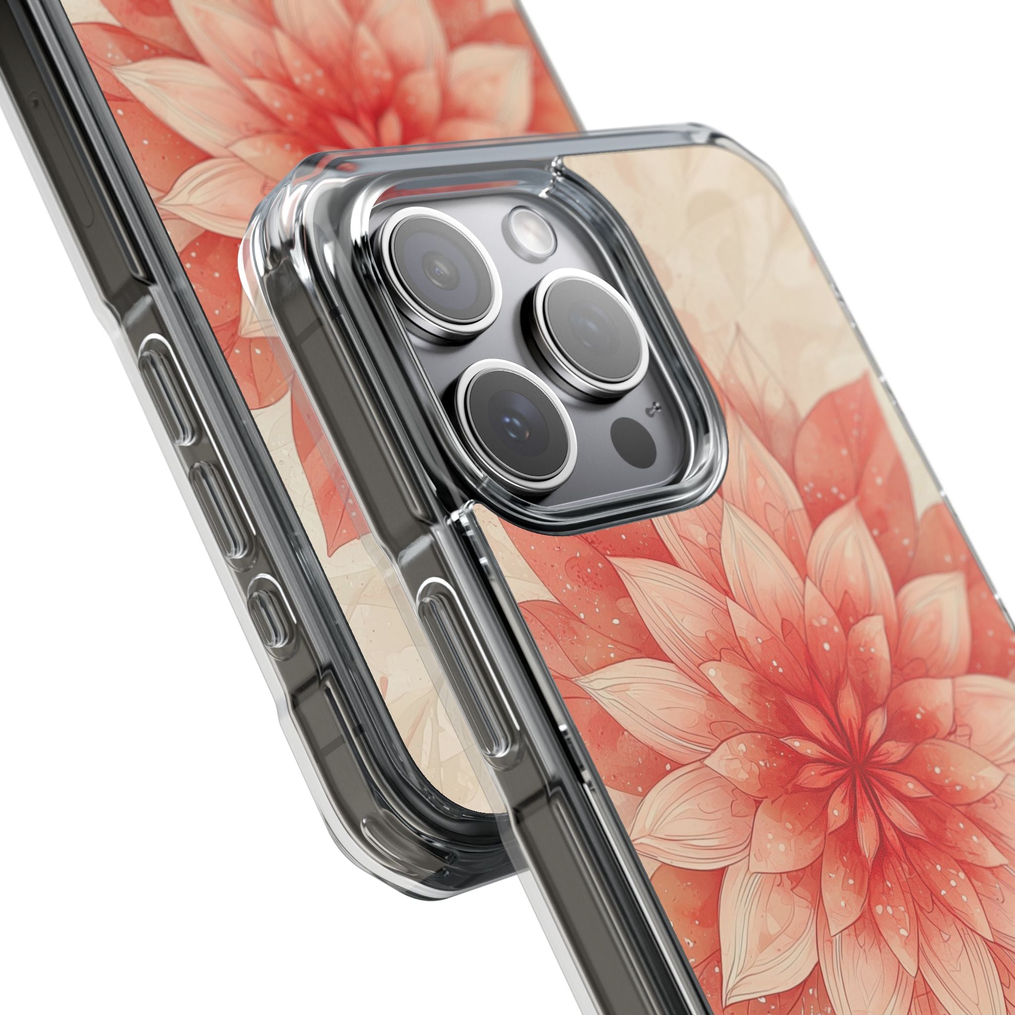 Coral Layered Bloom · Impact Phone Case for iPhone · Magsafe