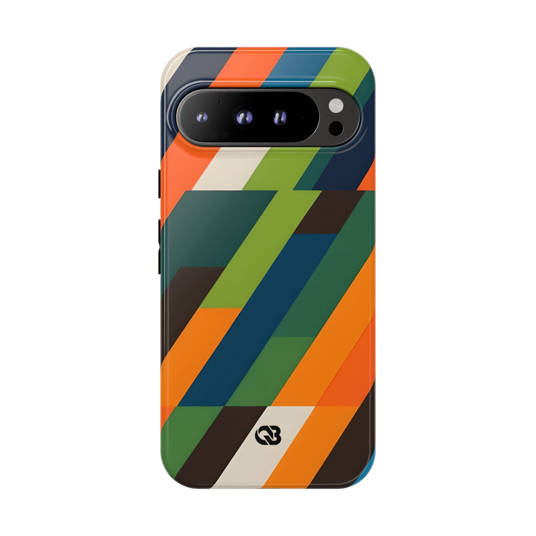 Angled Retro Mosaic · Tough Handyhülle für Google Pixel