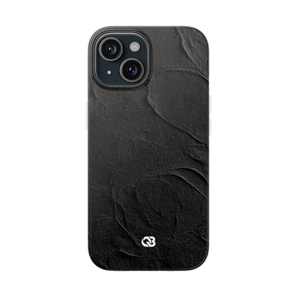 Obsidian Stucco Relief · Lite Phone Case for iPhone · Black