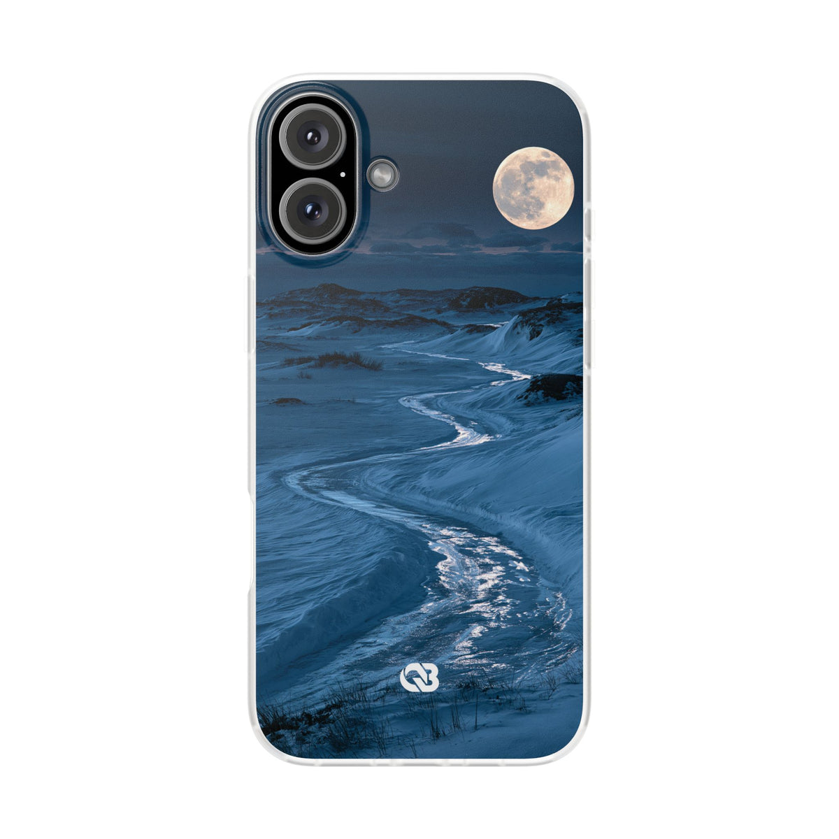 Arctic Moon Drift · Lite Phone Case for iPhone · Blue