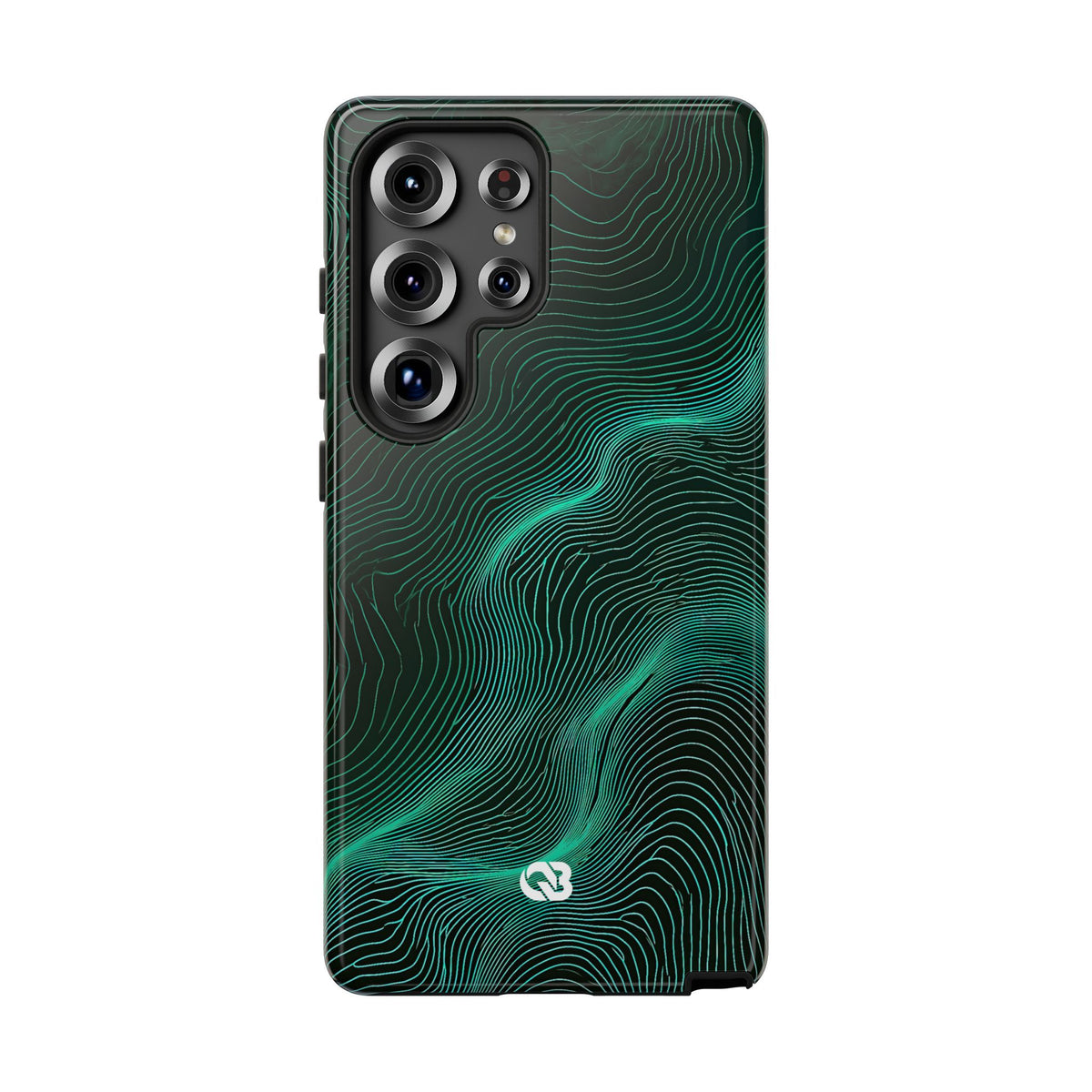 Emerald Topo Ridge · Tough Phone Case for Samsung · Green