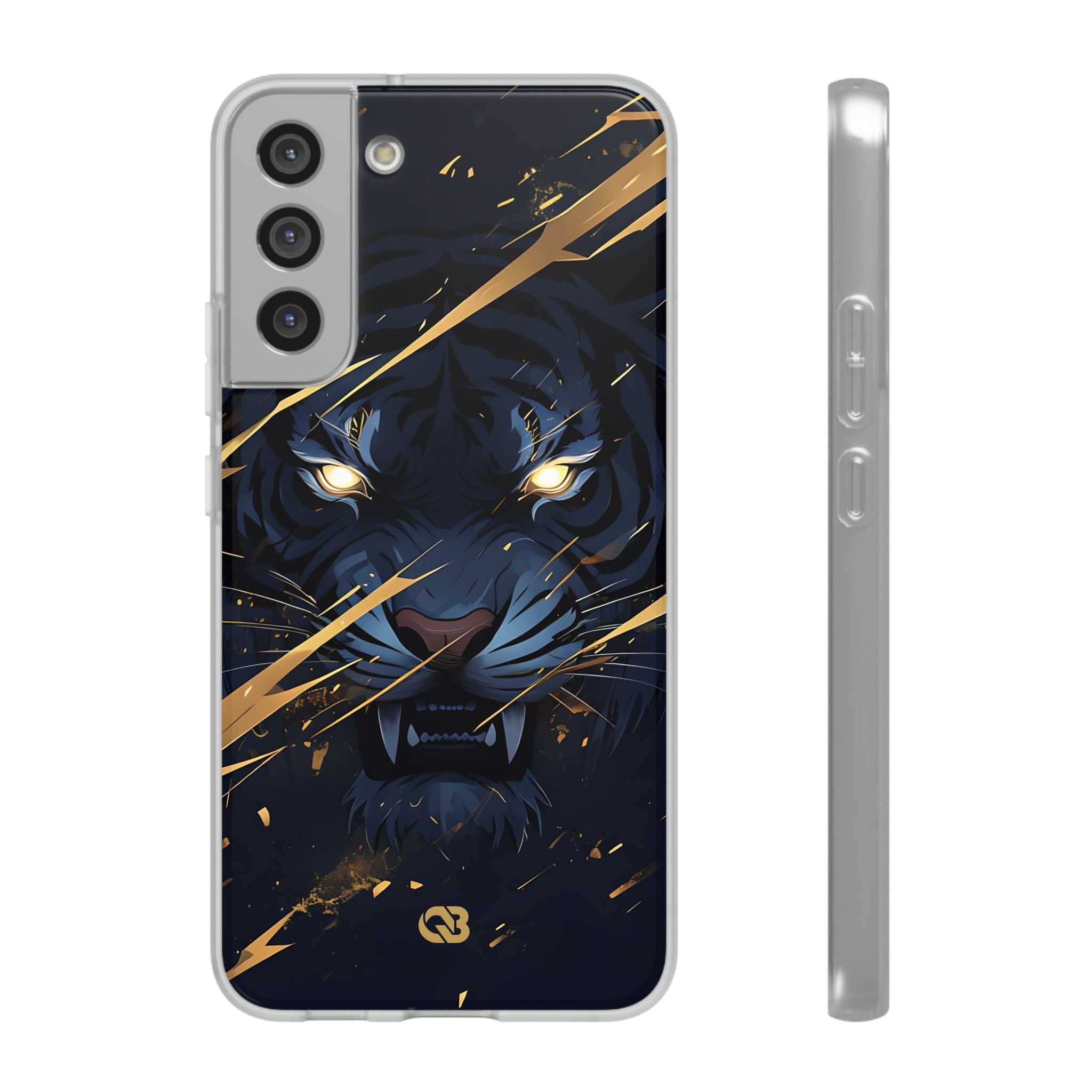 Obsidian Gold Predator · Soft Phone Case for Samsung