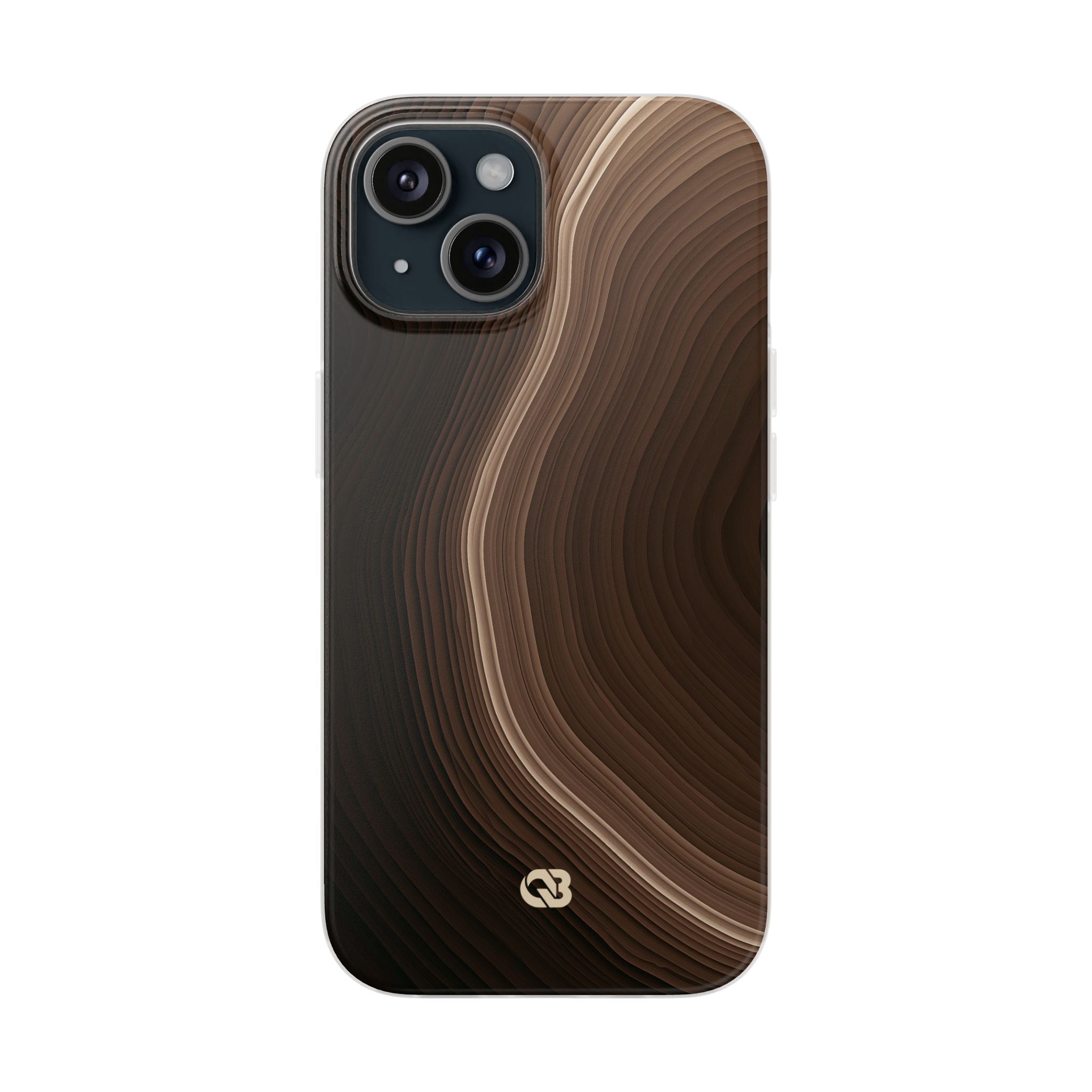 Brown Lite Phone Case for iPhone - Bronzed Canyon Relief