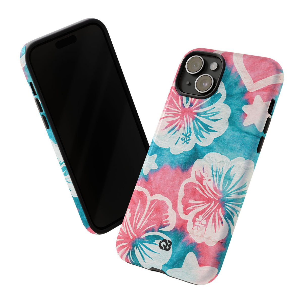Tropical Hibiscus Bloom · Tough Phone Case for iPhone · Teal