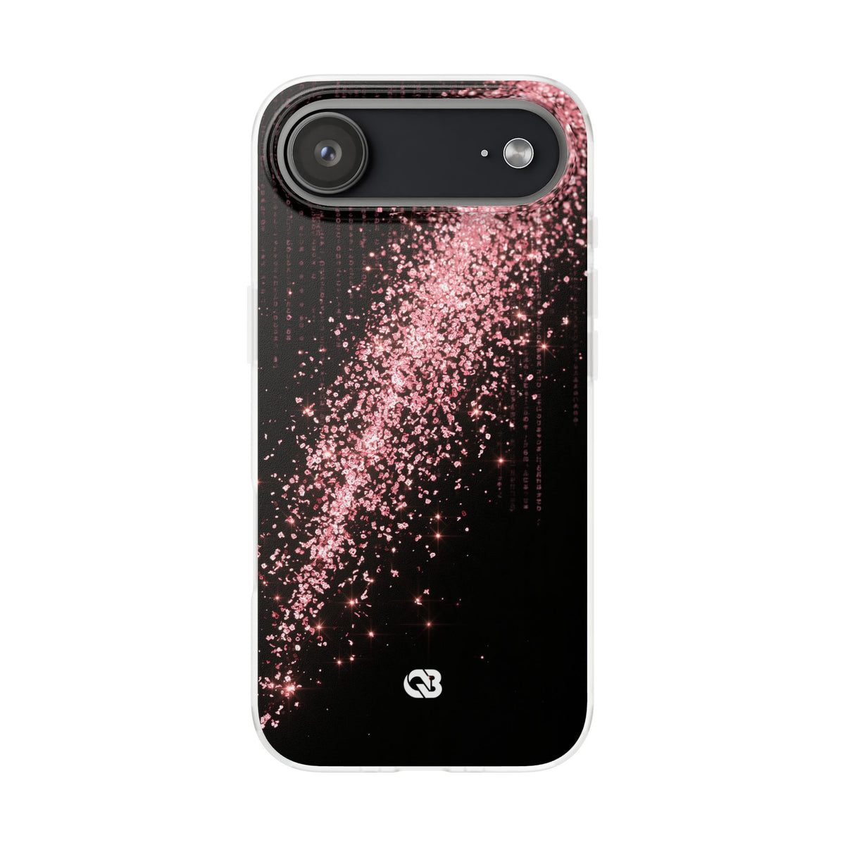 Rose Digital Cascade · Lite Phone Case for iPhone · Pink