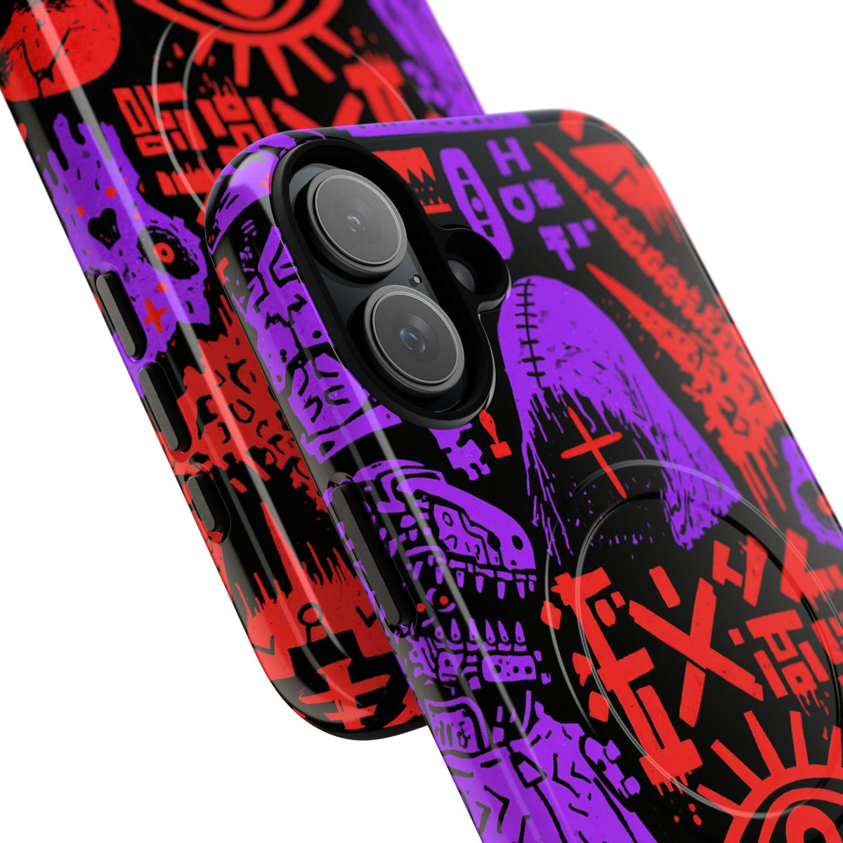 Underground Cyber Glyphs · Tough 2.0 Magnetic Phone Case for iPhone · Black