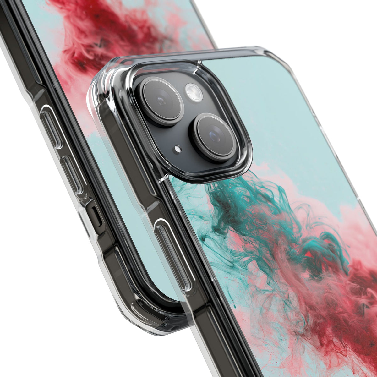 Sonic Bloom · Clear Impact Magnetic Phone Case for iPhone · Red