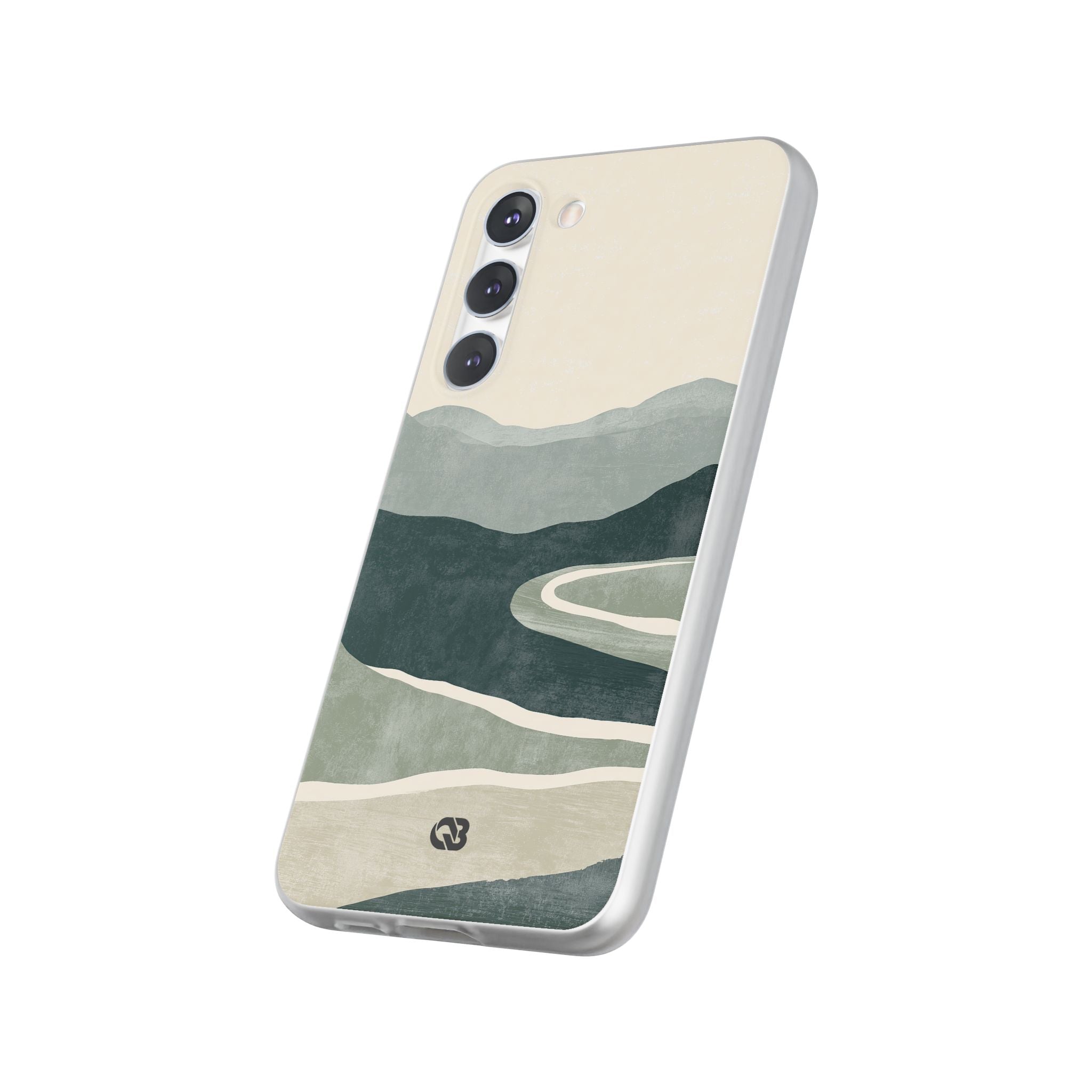 Green Lite Phone Case for Samsung - Misty Sage Valley