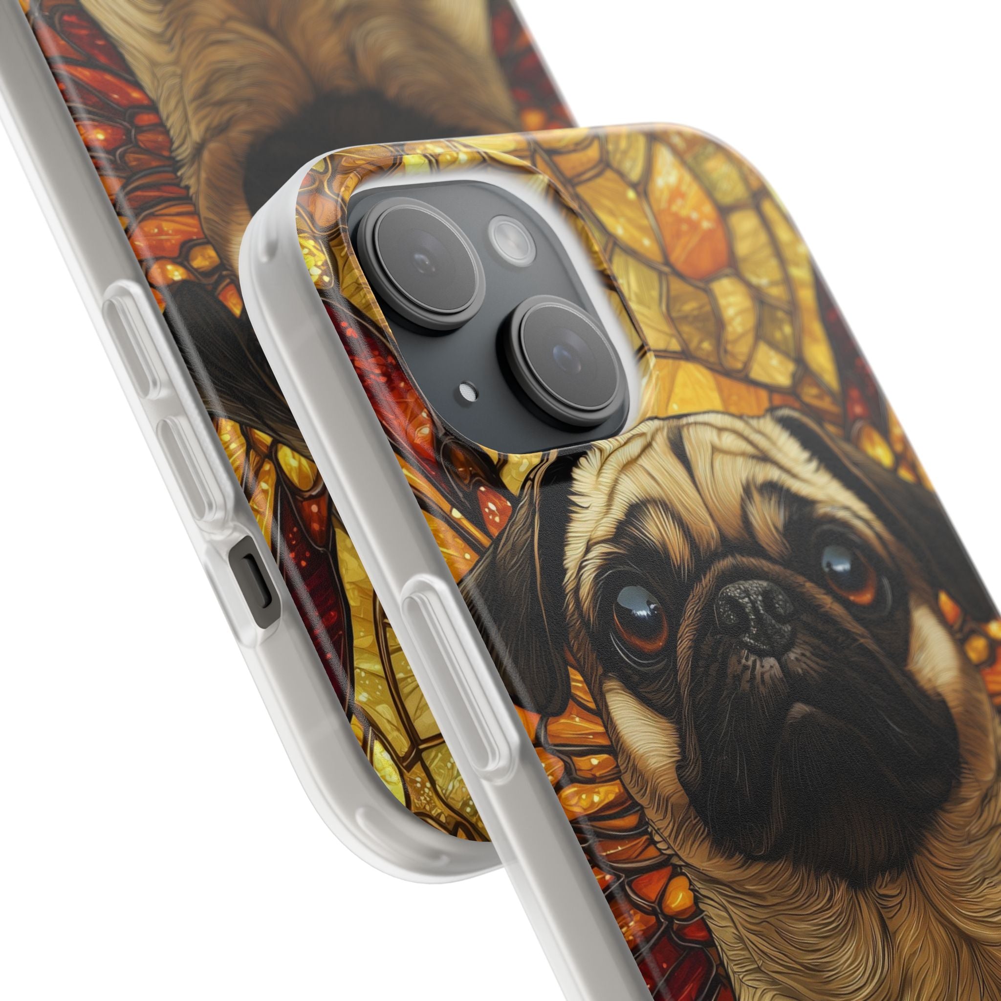 Amber Pug Divinity · Soft Case for iPhone