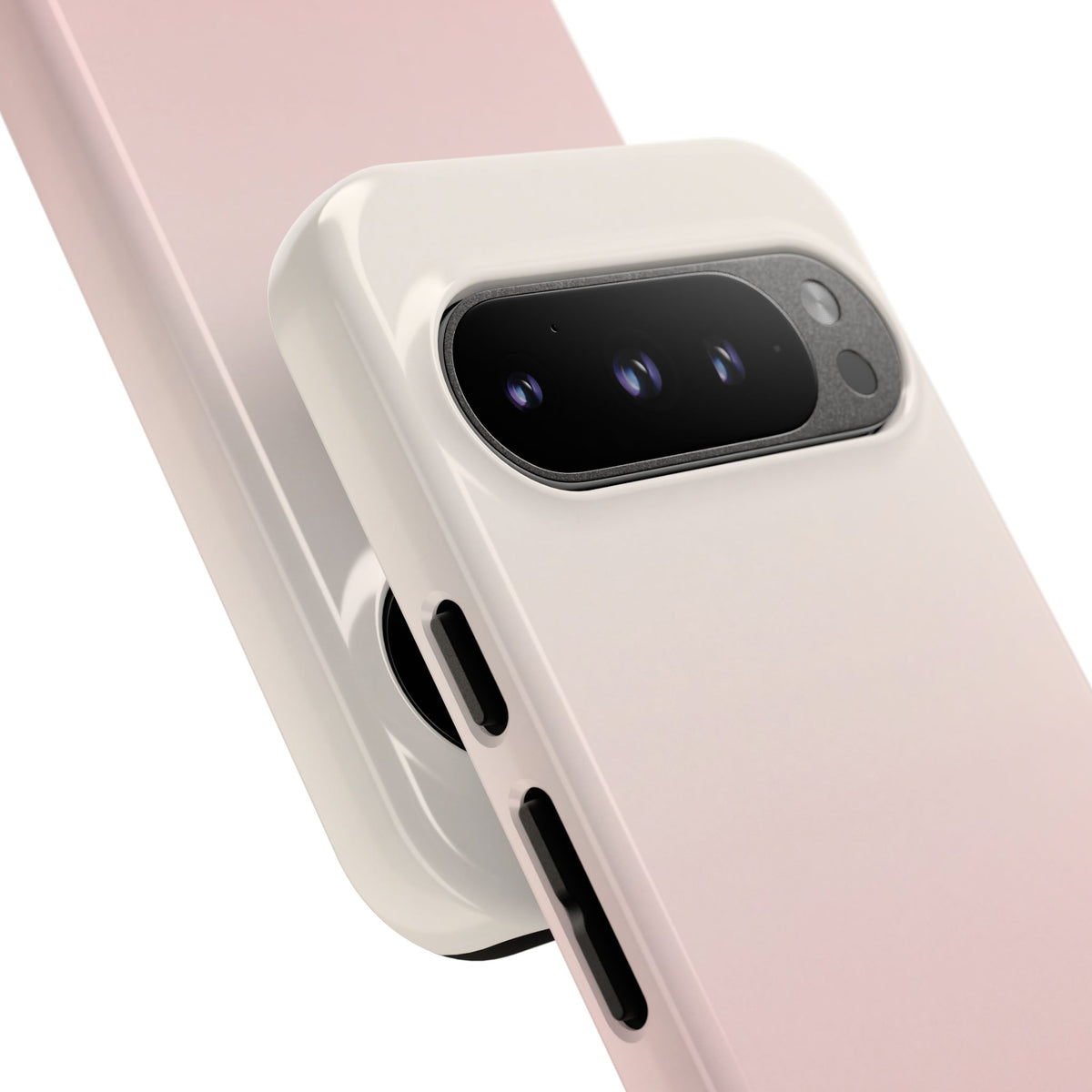 Pink Tough Phone Case for Google Pixel - Frosted Blush Horizon