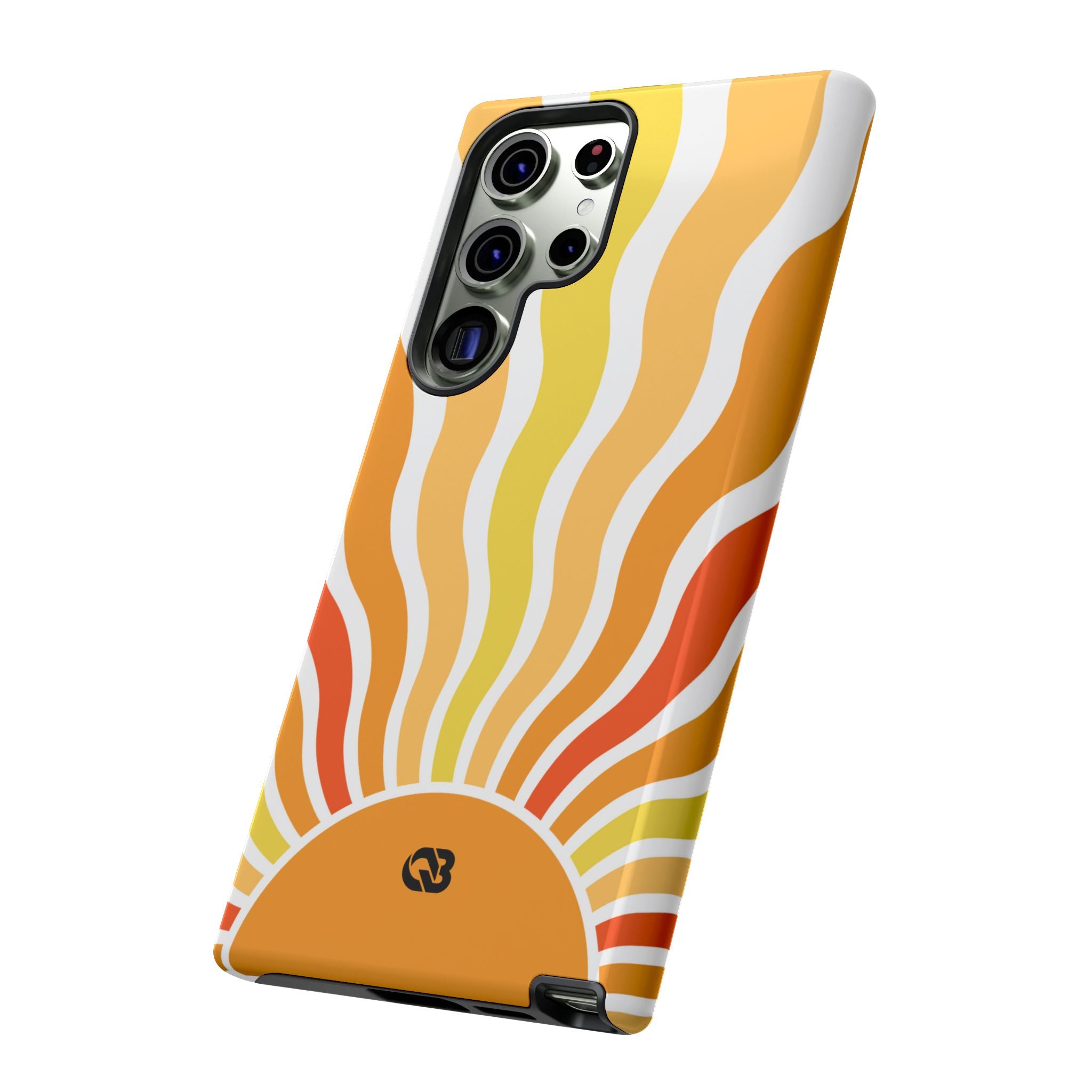 Amber Solar Waves · Tough Phone Case for Samsung