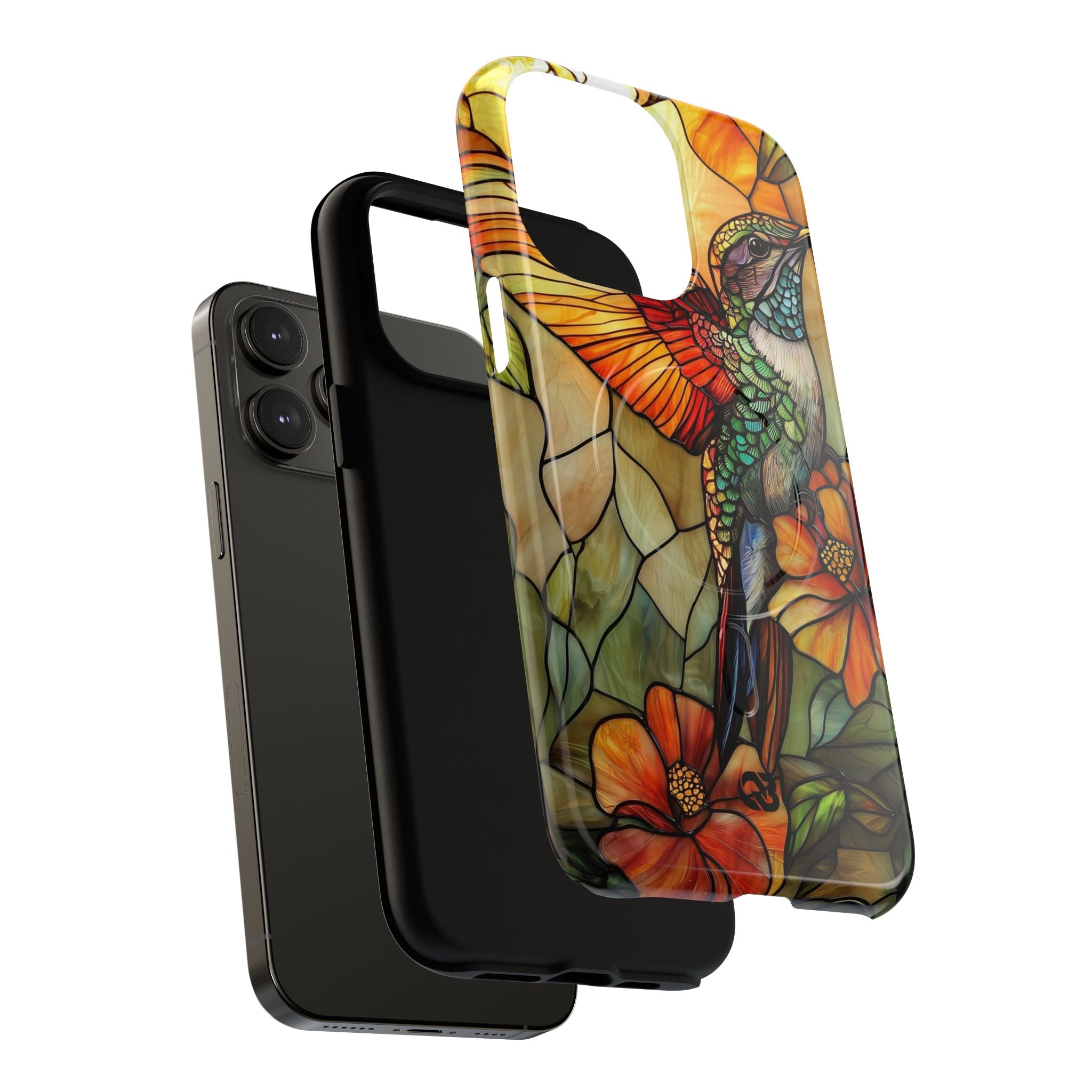 Amber Glass Hummingbird · Tough+ Phone Case for iPhone · Magsafe