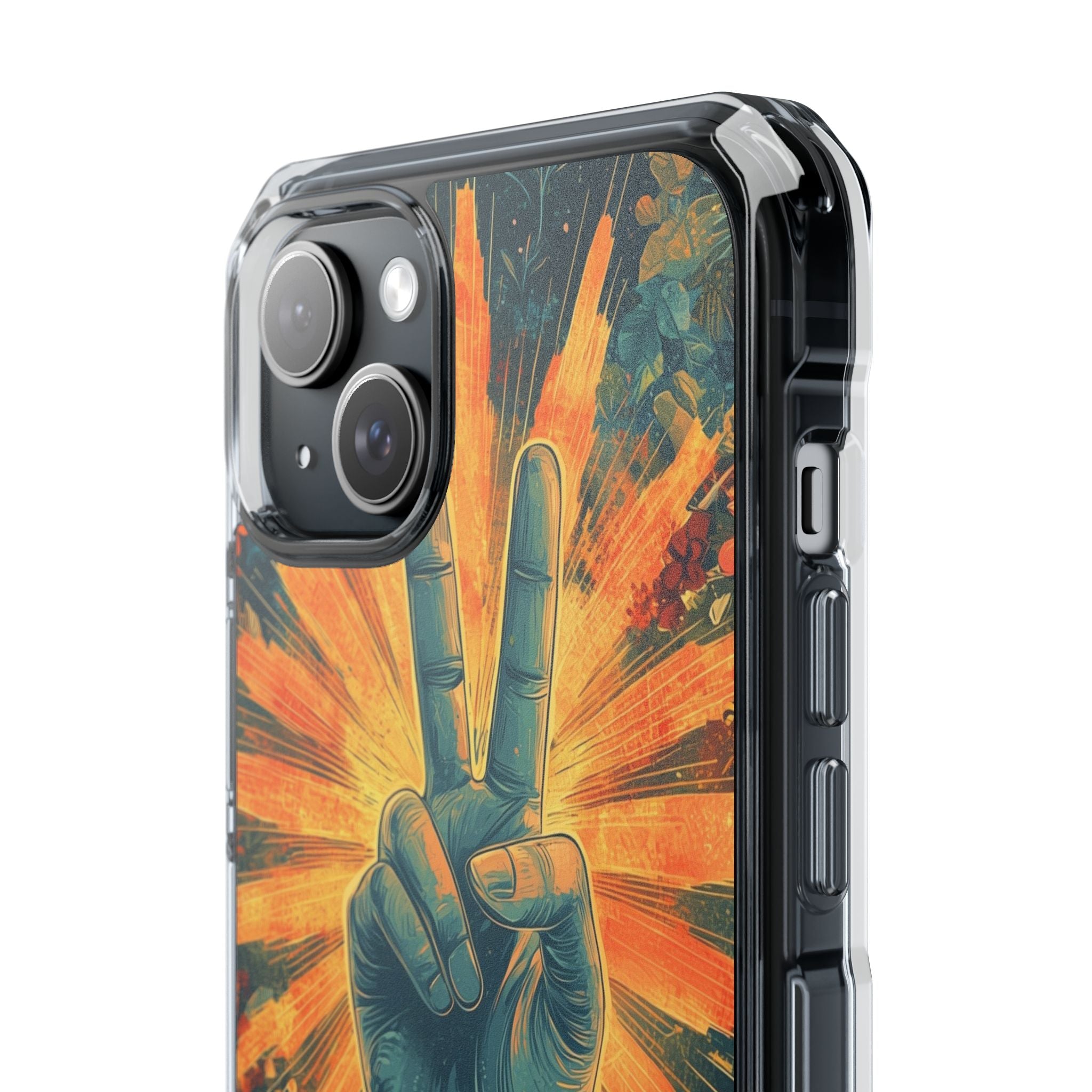 Radiant Peace Bloom · Impact etui na telefon dla iPhone · MagSafe