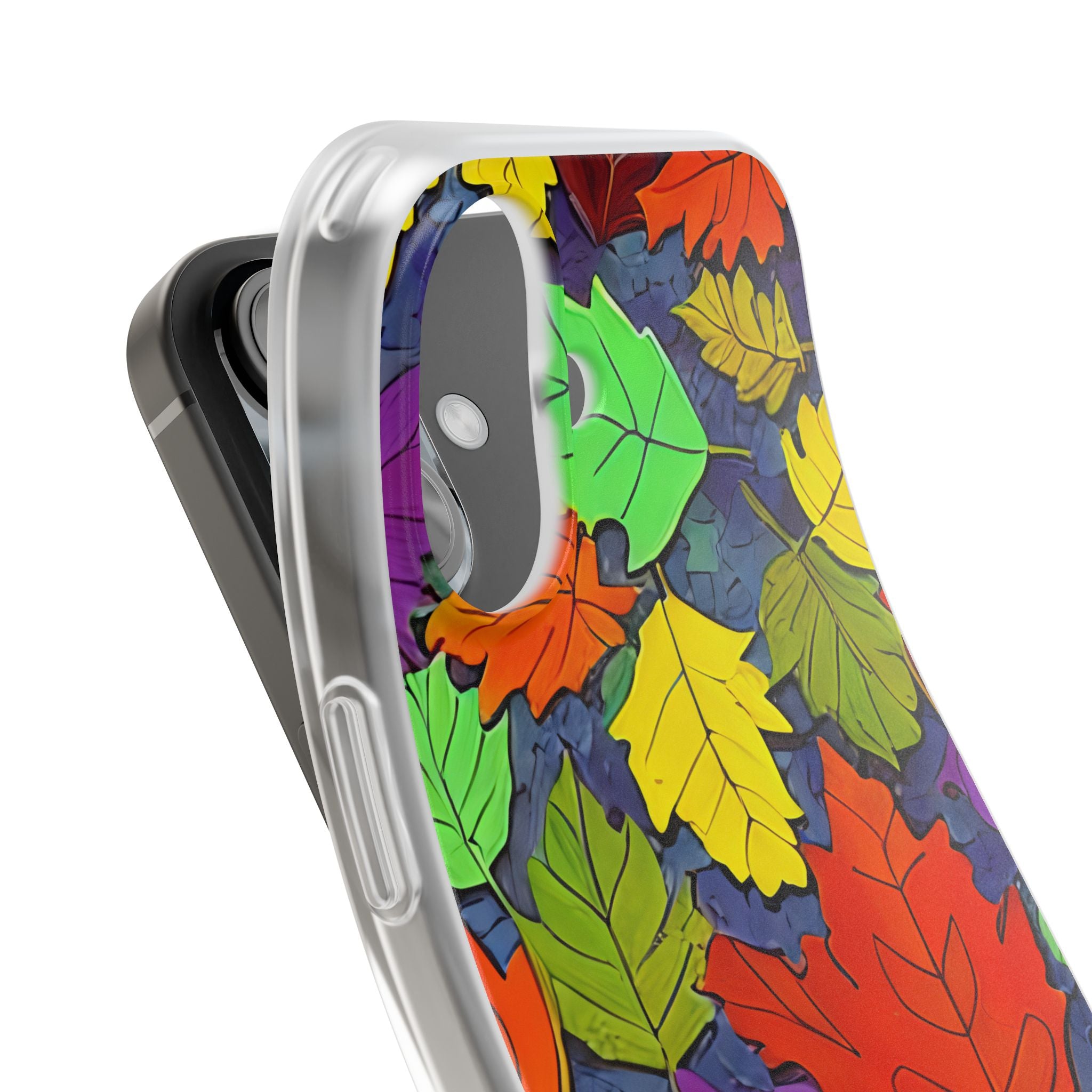 Vivid Leafburst iPhone 16 Case - Soft