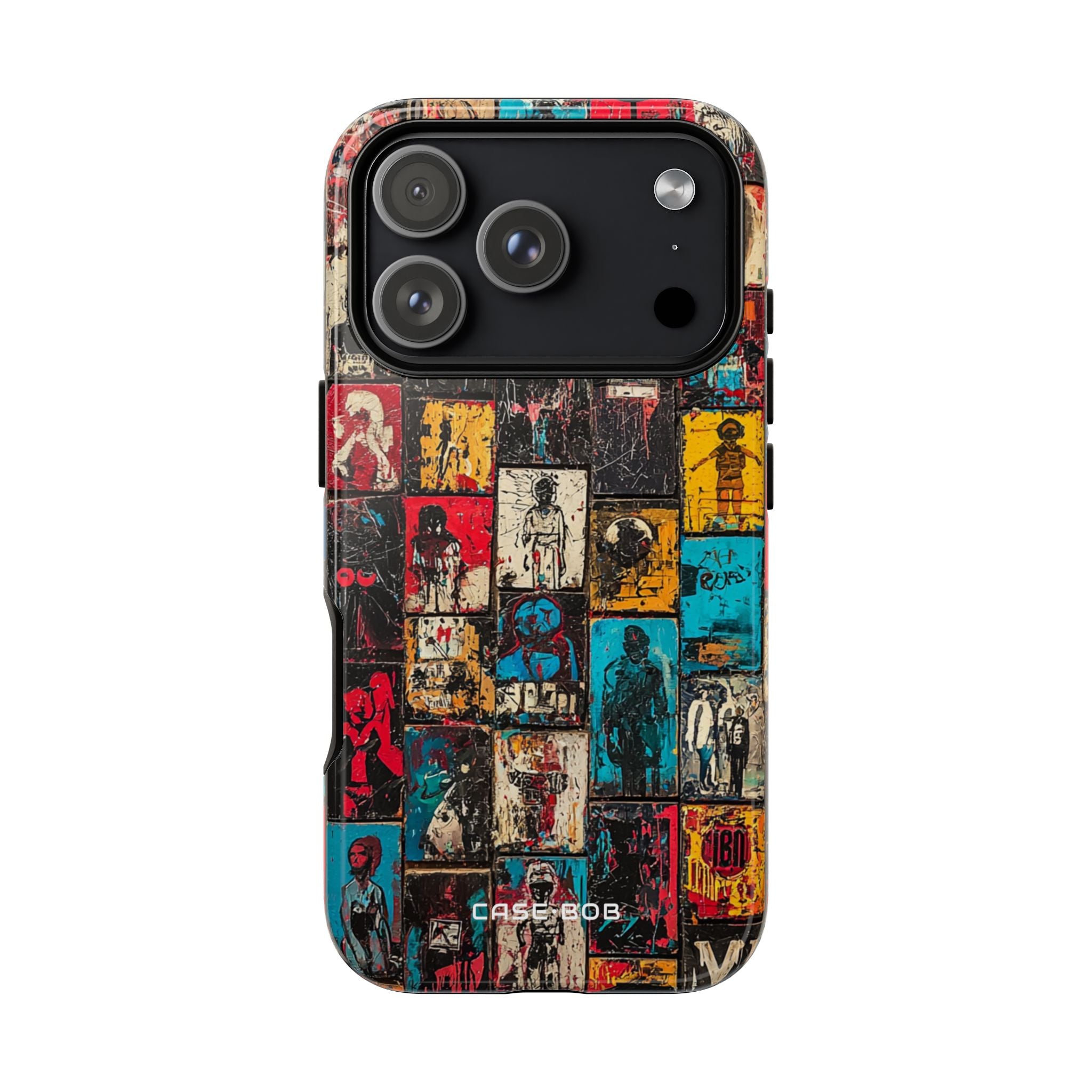 Figured Grid iPhone 17 Pro Case - Tough - CASE•BOB