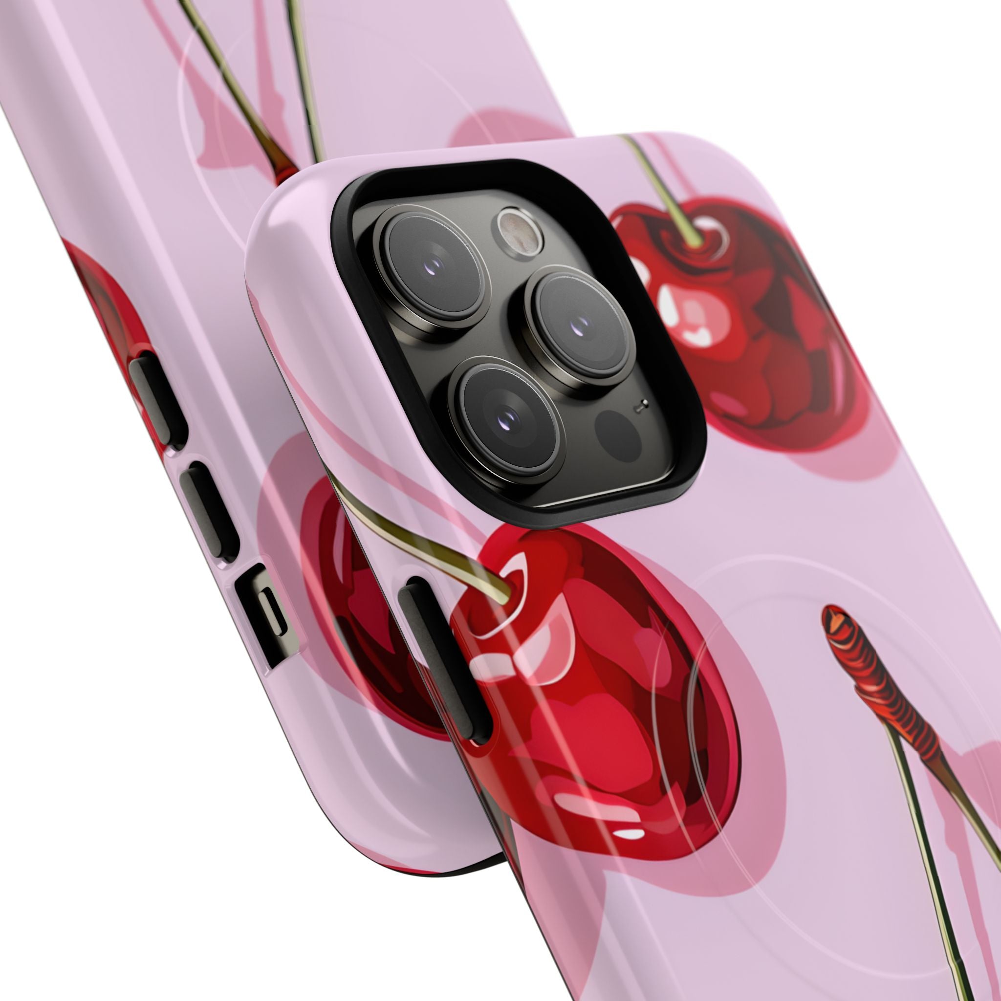 Glossy Cherry Burst iPhone 14 Pro Max Case - Tough+ - CASE•BOB