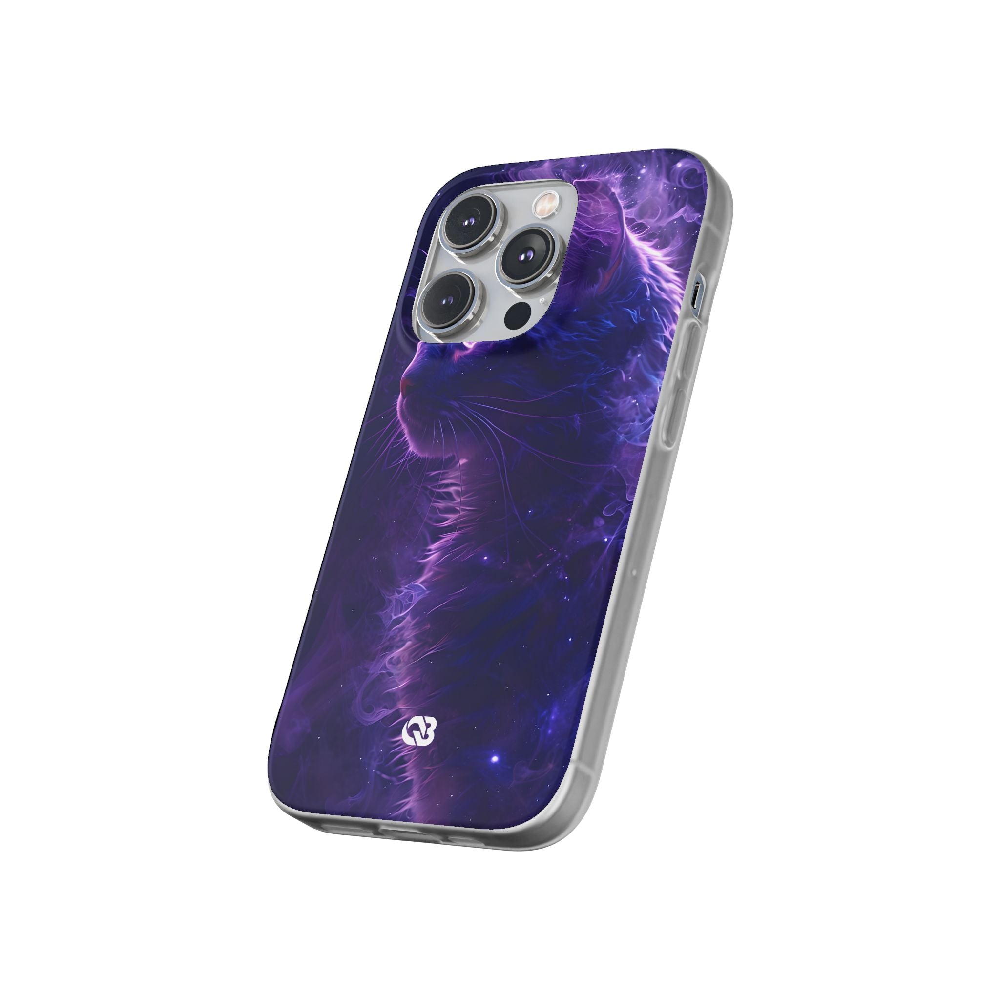 Purple Void Feline · Soft Custodia per iPhone
