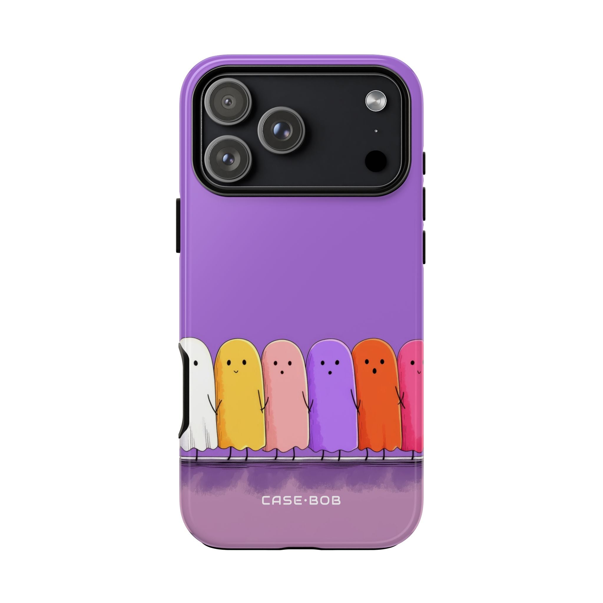 Colorful Ghosts iPhone 17 Pro Max Case - Tough - CASE•BOB