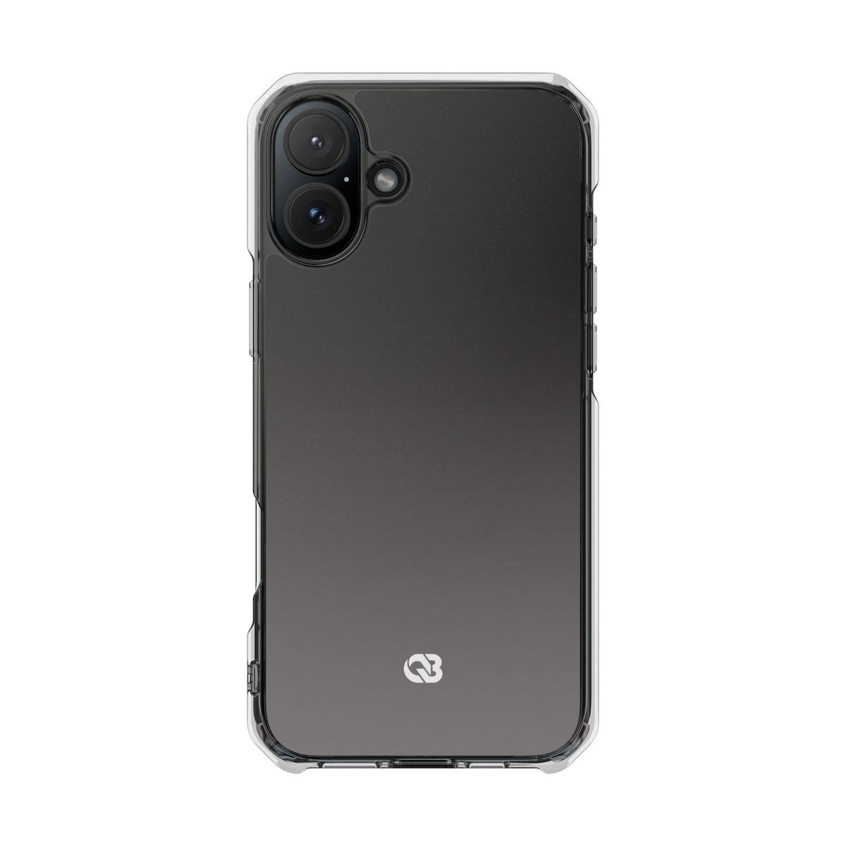 Obsidian Fade · Clear Impact Magnetic Phone Case for iPhone · Black