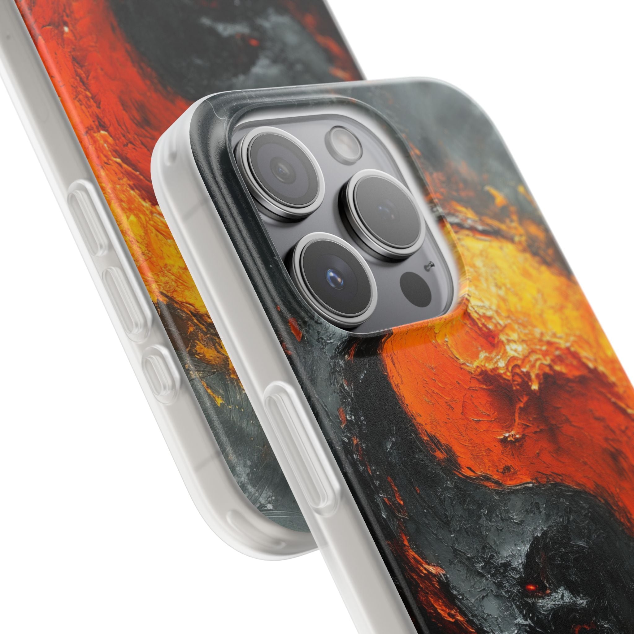 Molten Yin-Yang iPhone 15 Pro Case - Soft