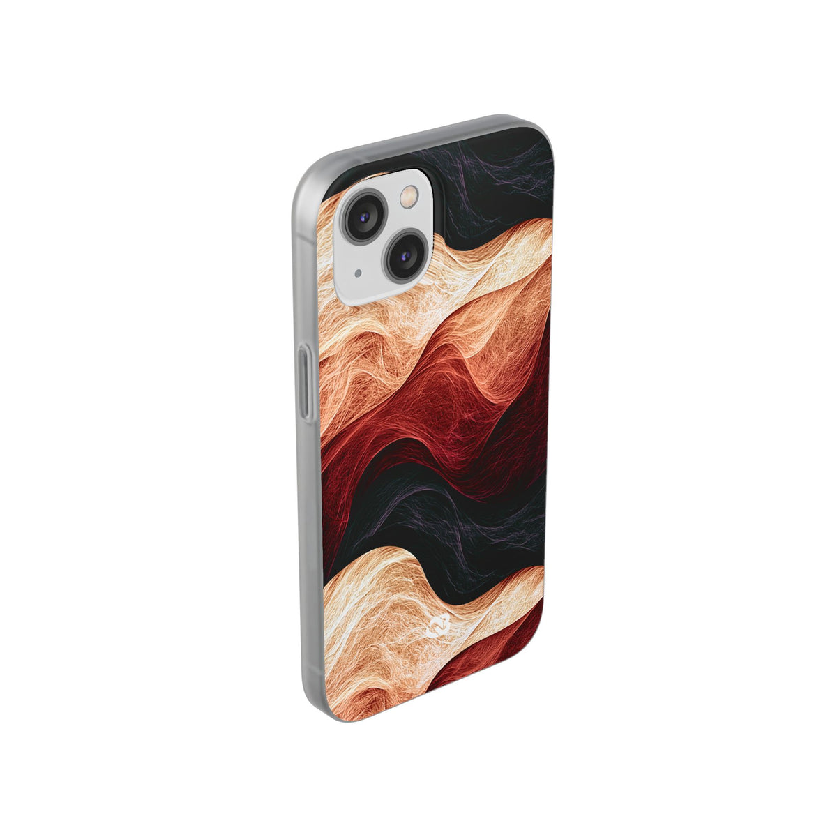 Ember Wave Dispersion · Lite Phone Case for iPhone · Red