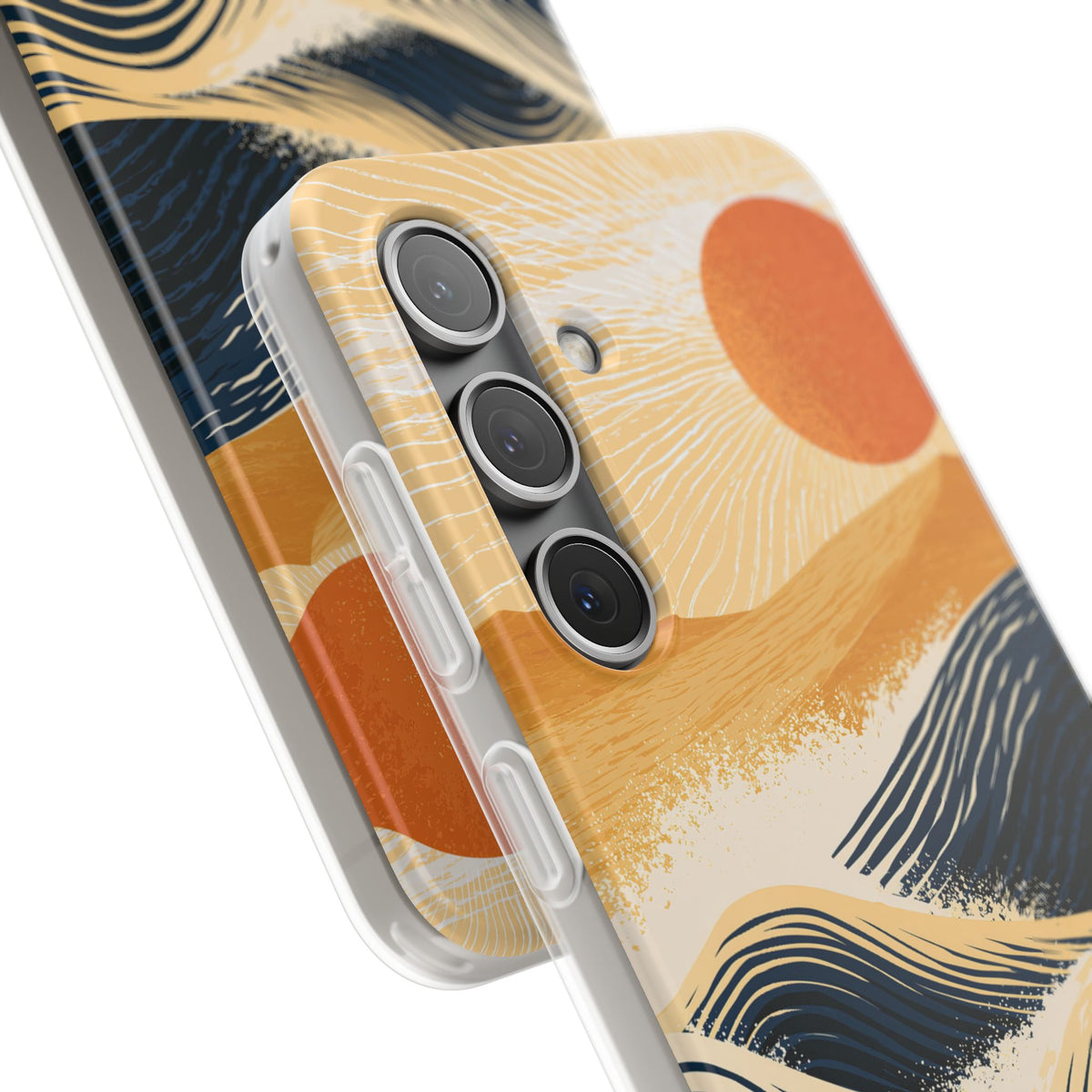 Blue Lite Phone Case for Samsung - Kyoto Cresting Tide