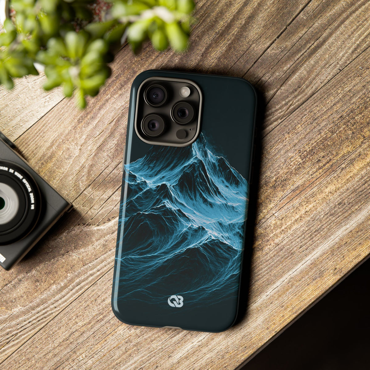 Nordic Frost Peak · Tough Phone Case for iPhone · Blue