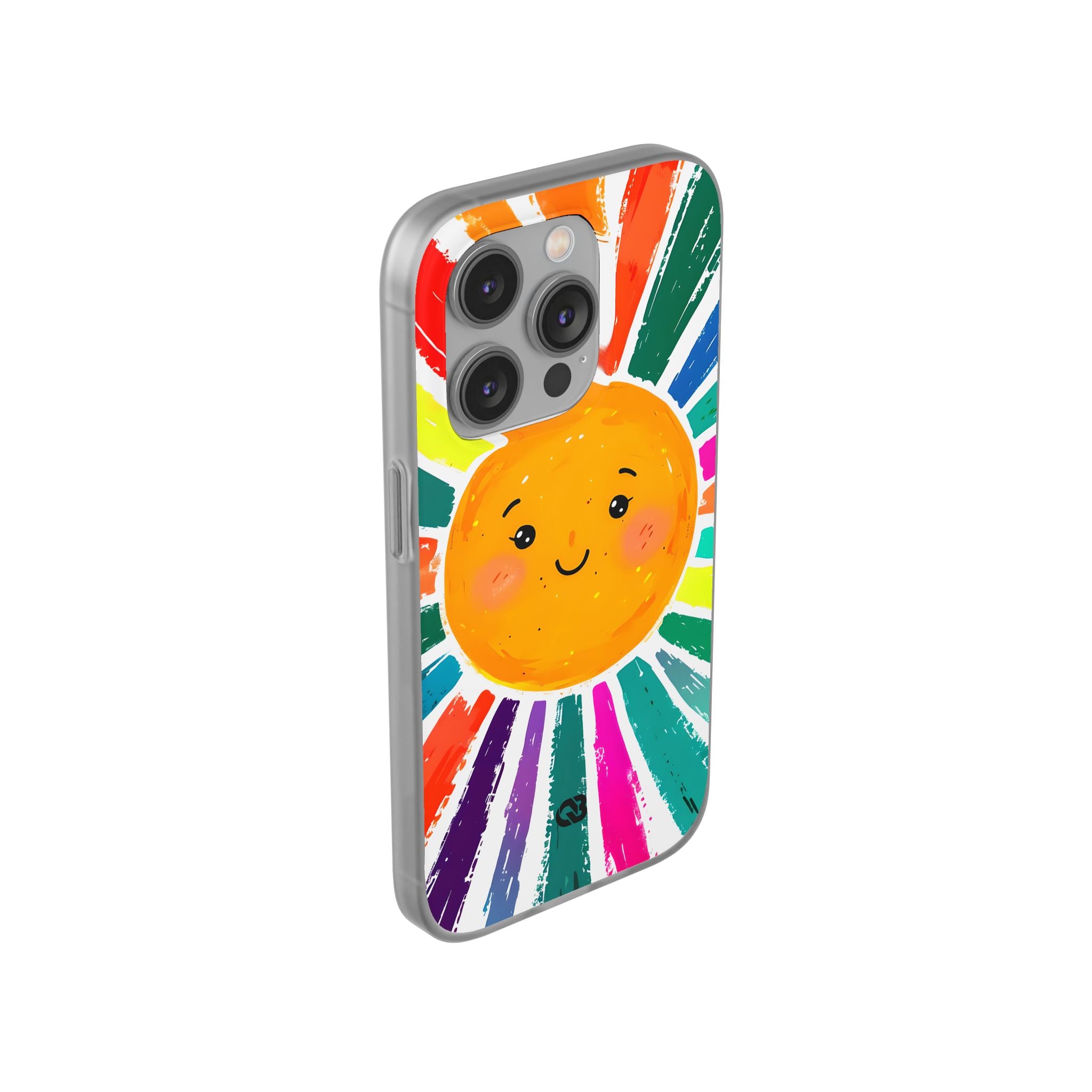 Vibrant Solar Smile · Soft Phone Case for iPhone