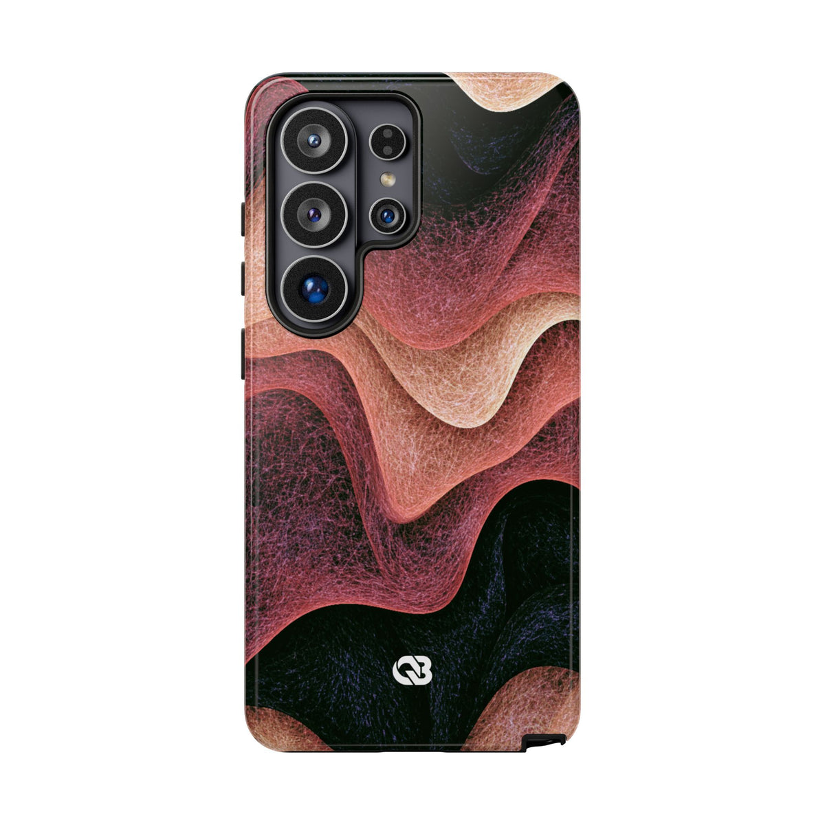 Rose Contour Waves · Tough Phone Case for Samsung · Pink