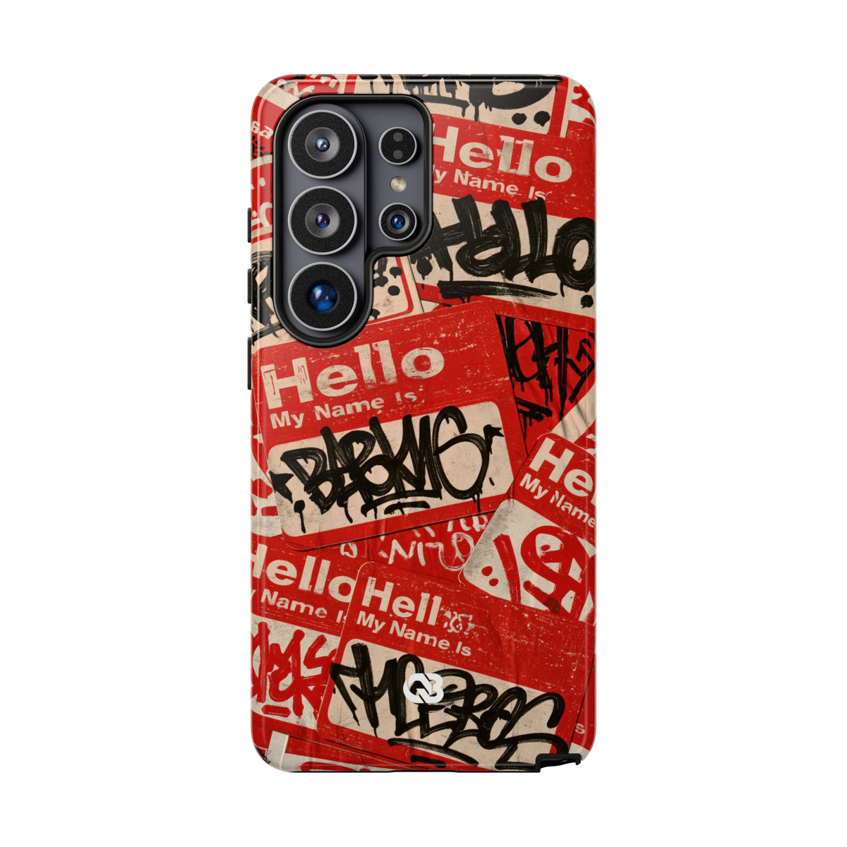 Slap Tag Collage · Tough Phone Case for Samsung · Red