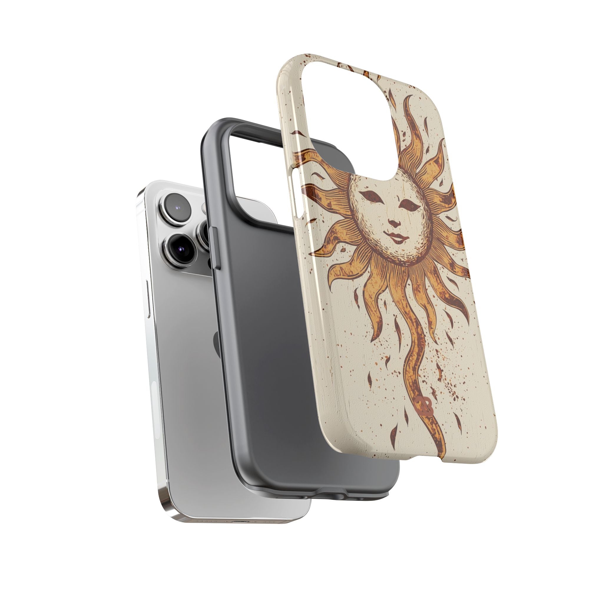 Rustic Solar Mask · Tough Phone Case for iPhone