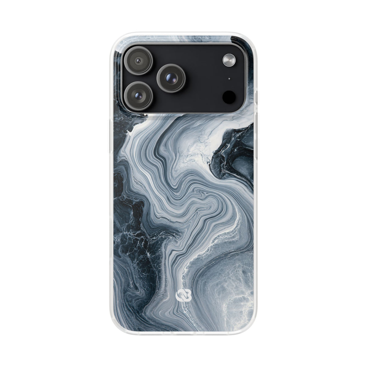 Suminagashi Ink Flow · Lite Phone Case for iPhone · Grey
