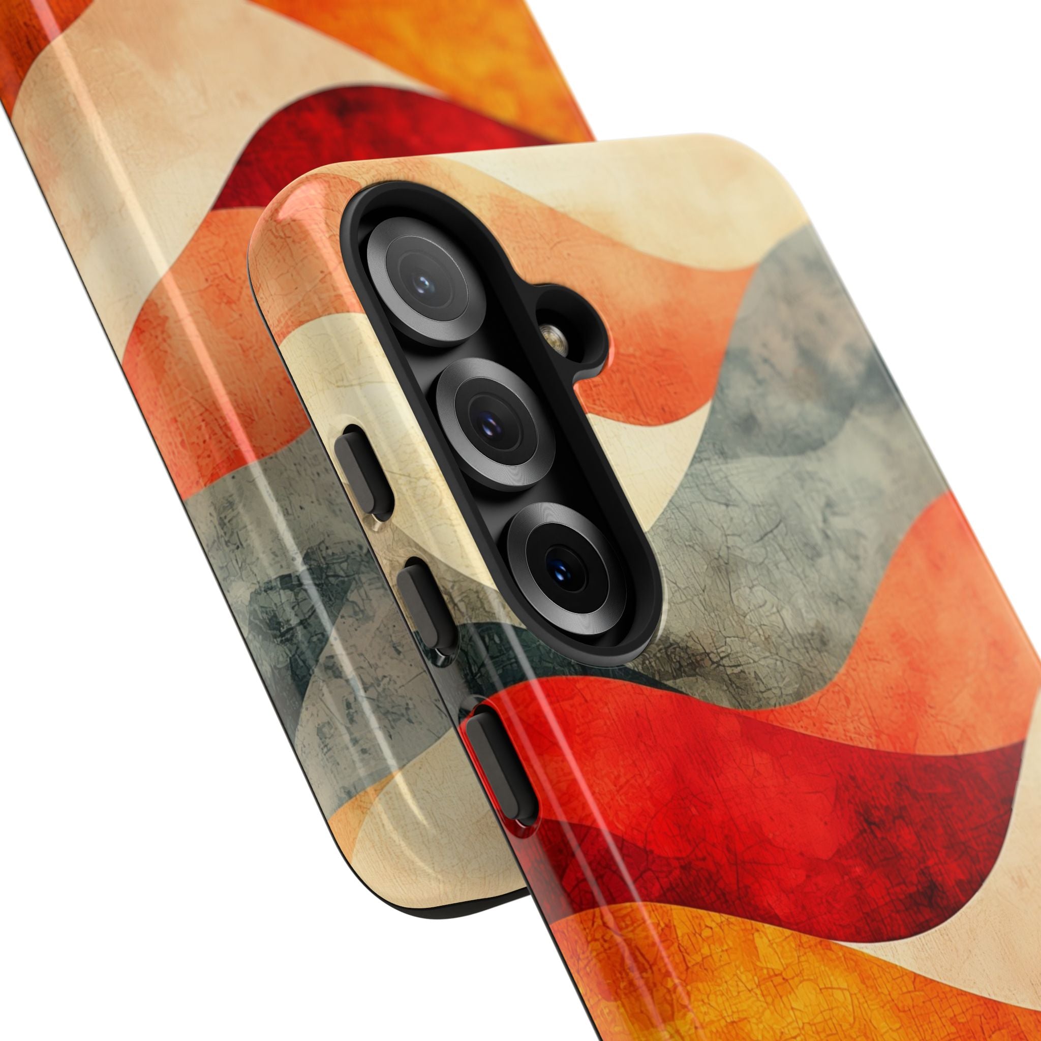 Cracked Wave Sunset Samsung S25 Plus Case - Tough