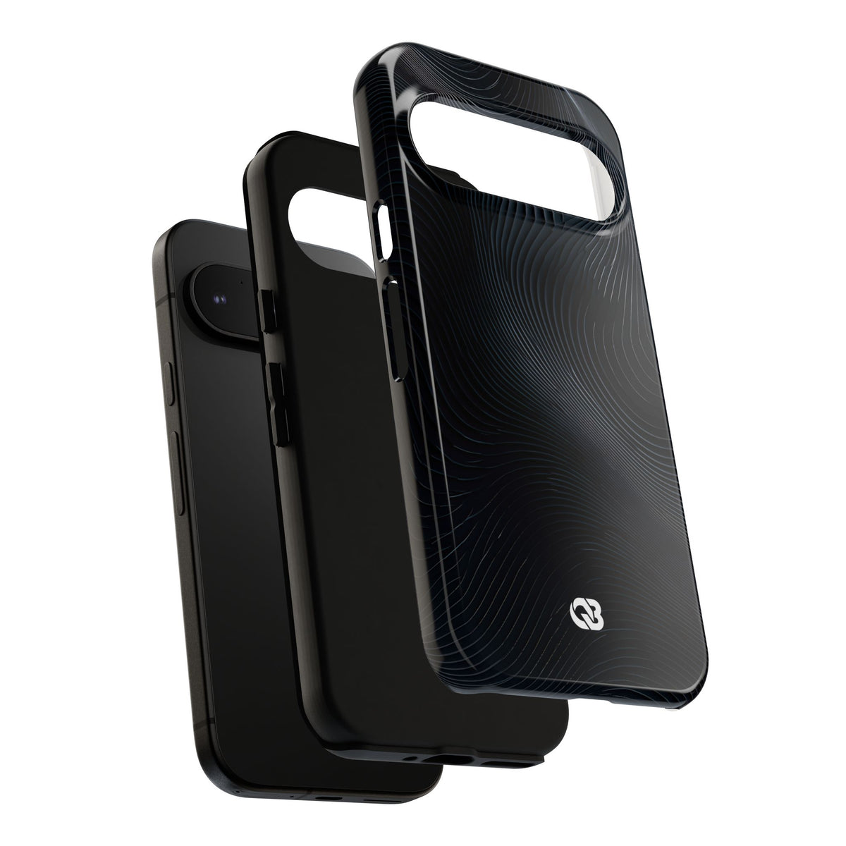 Black Tough Phone Case for Google Pixel - Obsidian Ridge Flux
