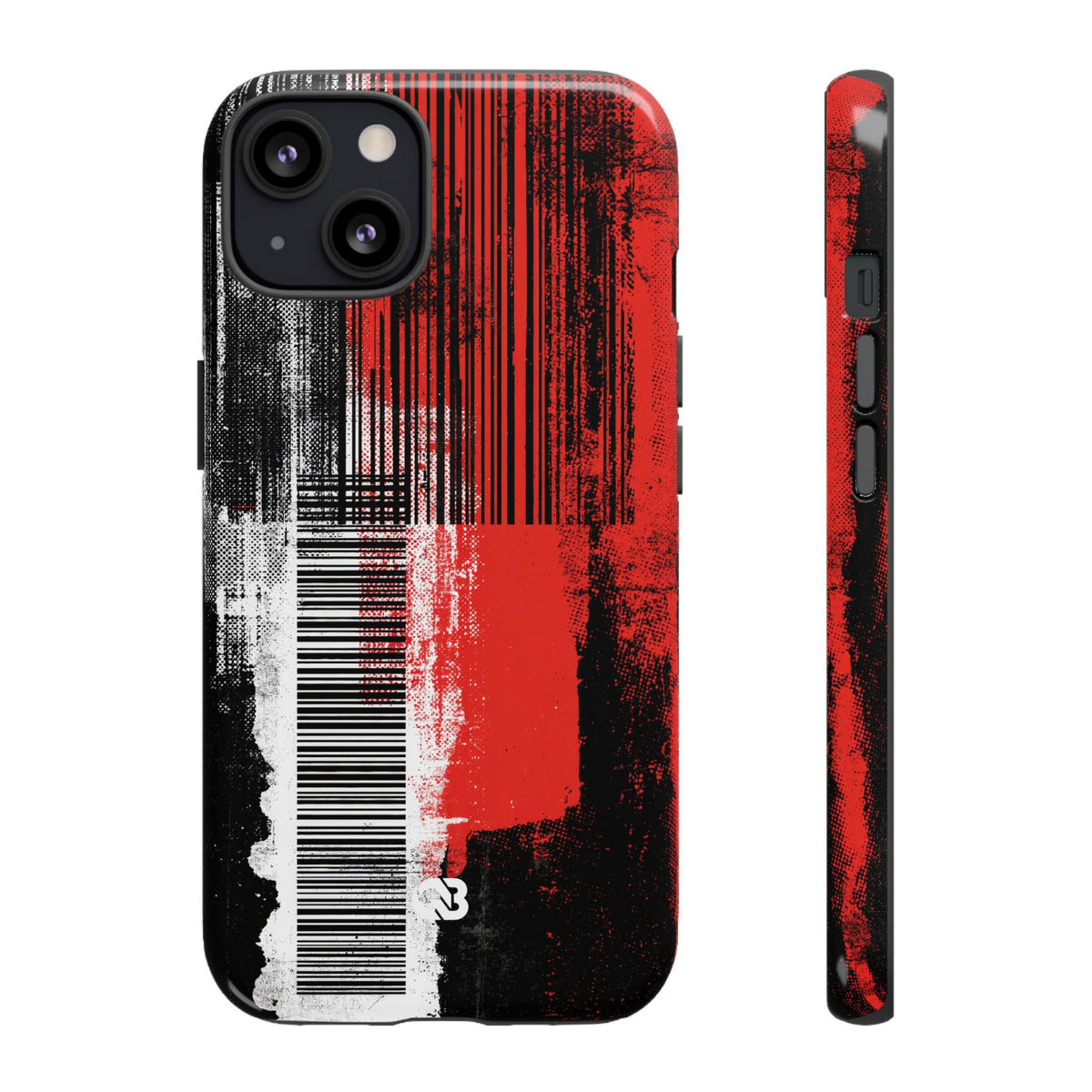 Distorted Barcode · Tough Phone Case for iPhone · Black