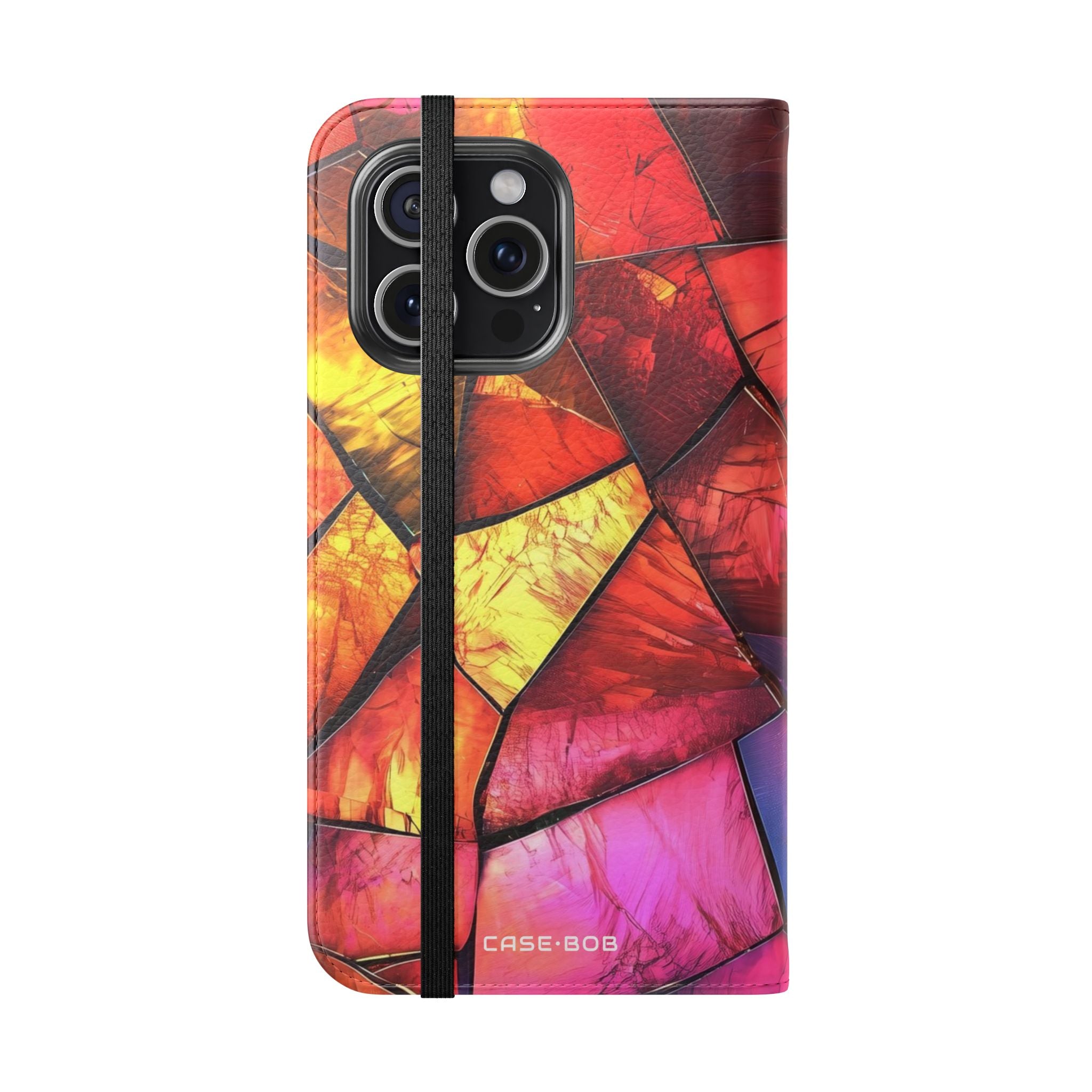 Crimson Shards - iPhone 15 Pro Max Case - Wallet