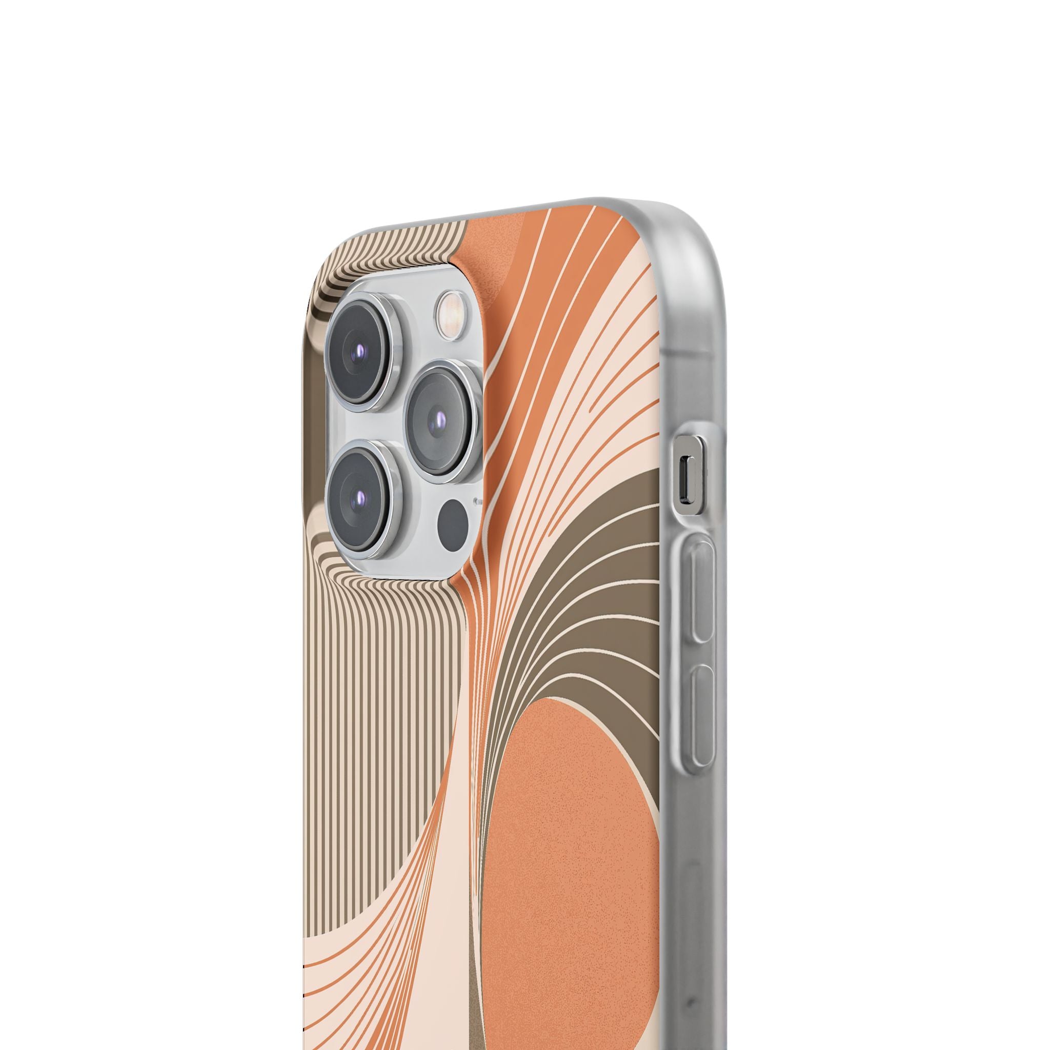 Orange Lite Phone Case for iPhone - Desert Arc Horizon