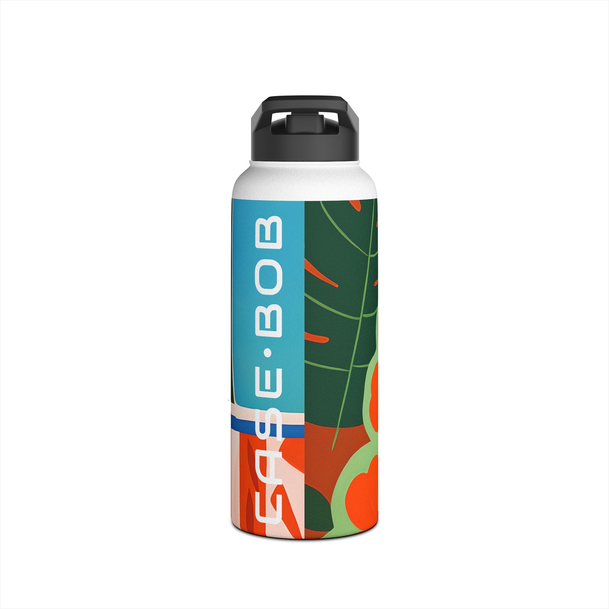 Orange Blossom Mosaic - Stainless Steel Water Bottle