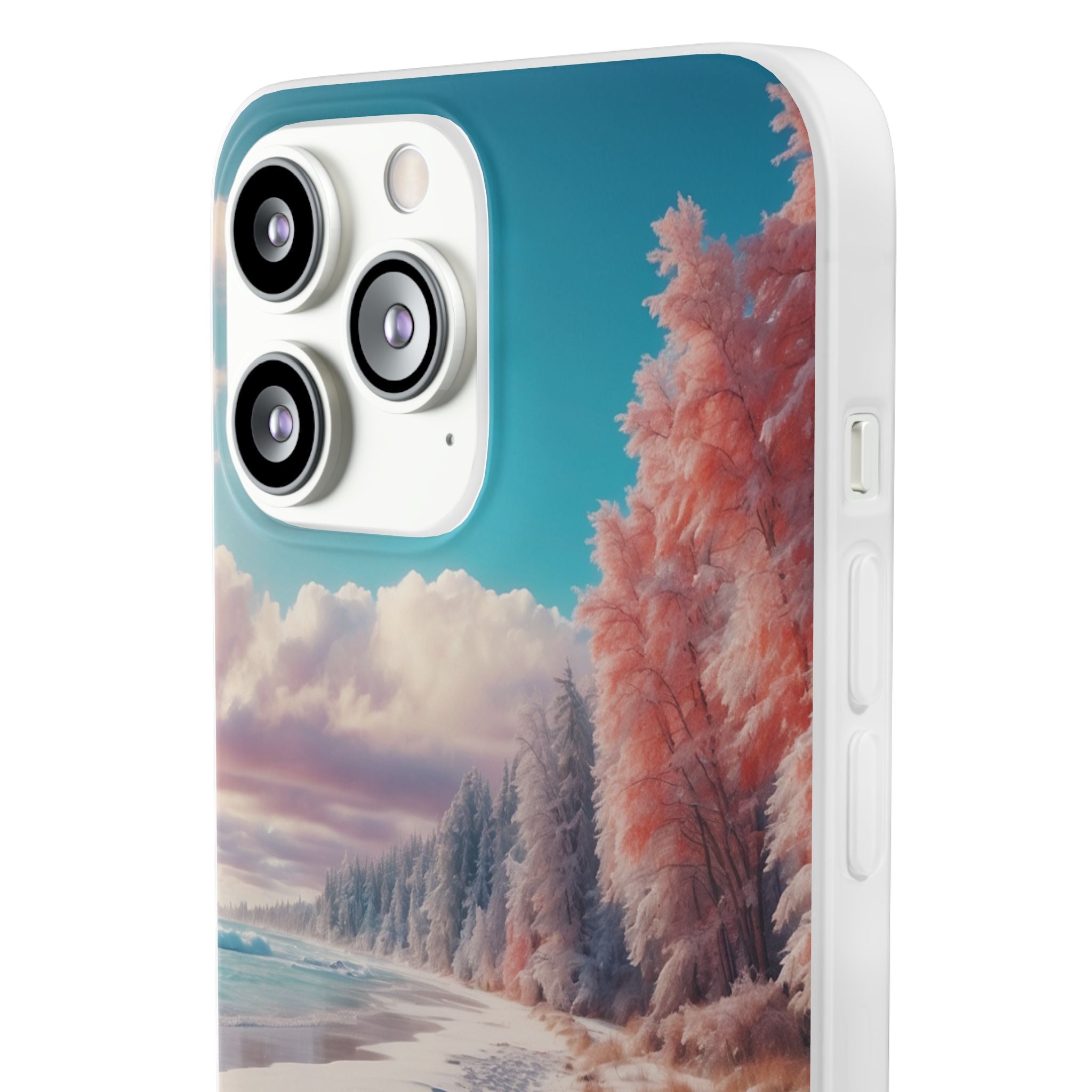 Snowy Footprints iPhone 13 Pro Max - Soft