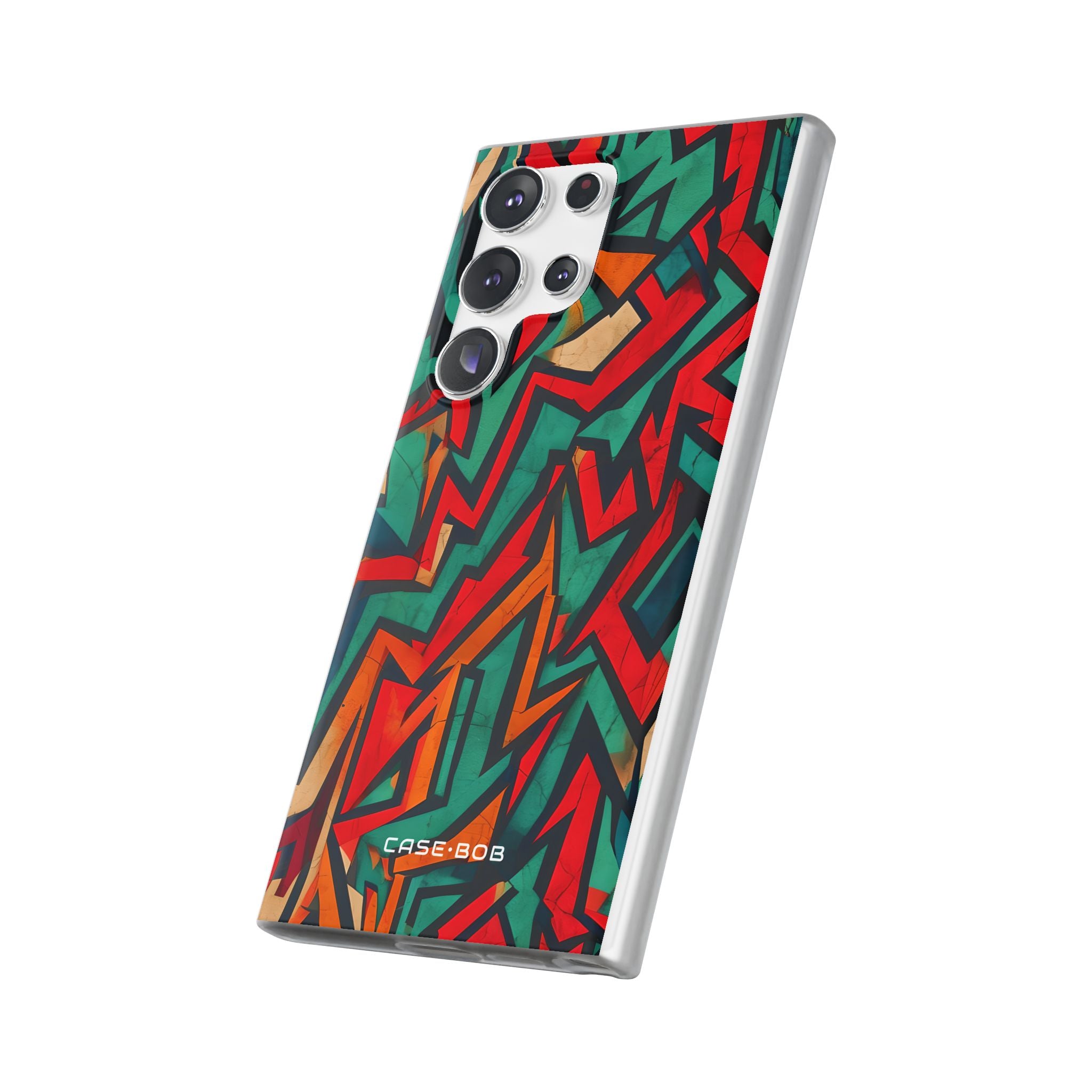 Crimson Zigzag Samsung S23 Ultra Case - Soft