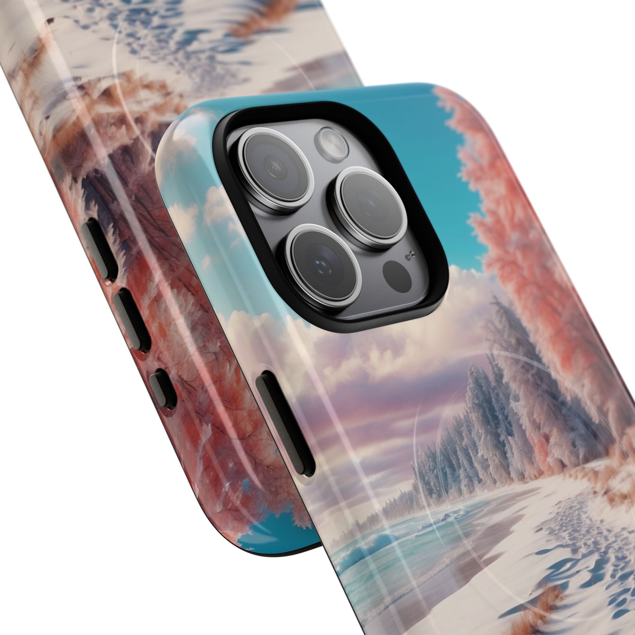 Snowy Footprints iPhone 15 Pro Max Case - Tough+