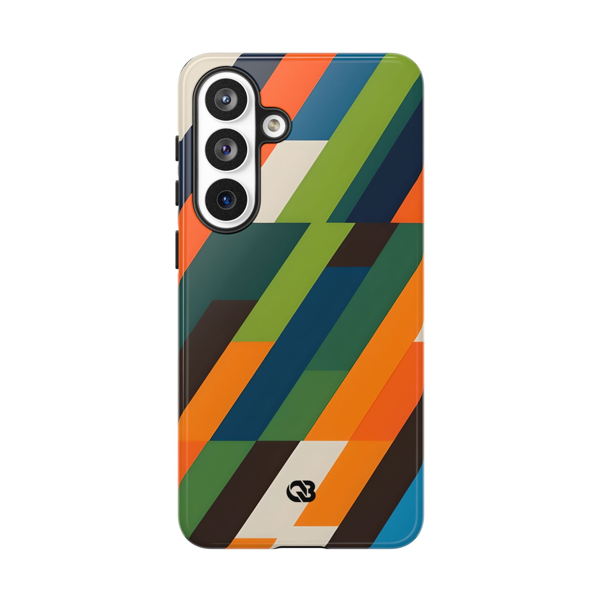 Angled Retro Mosaic · Tough Handyhülle für Samsung