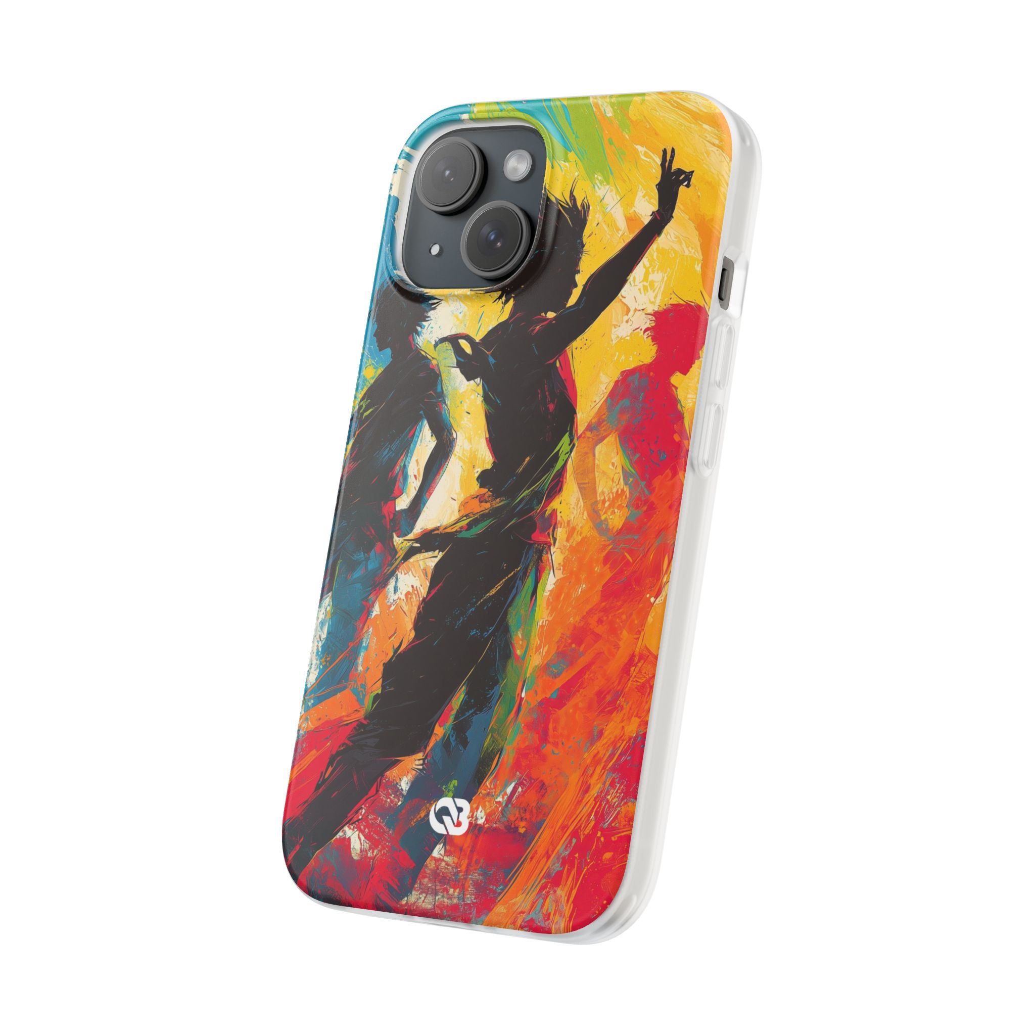 Electric Motion Blur · Soft Phone Case for iPhone