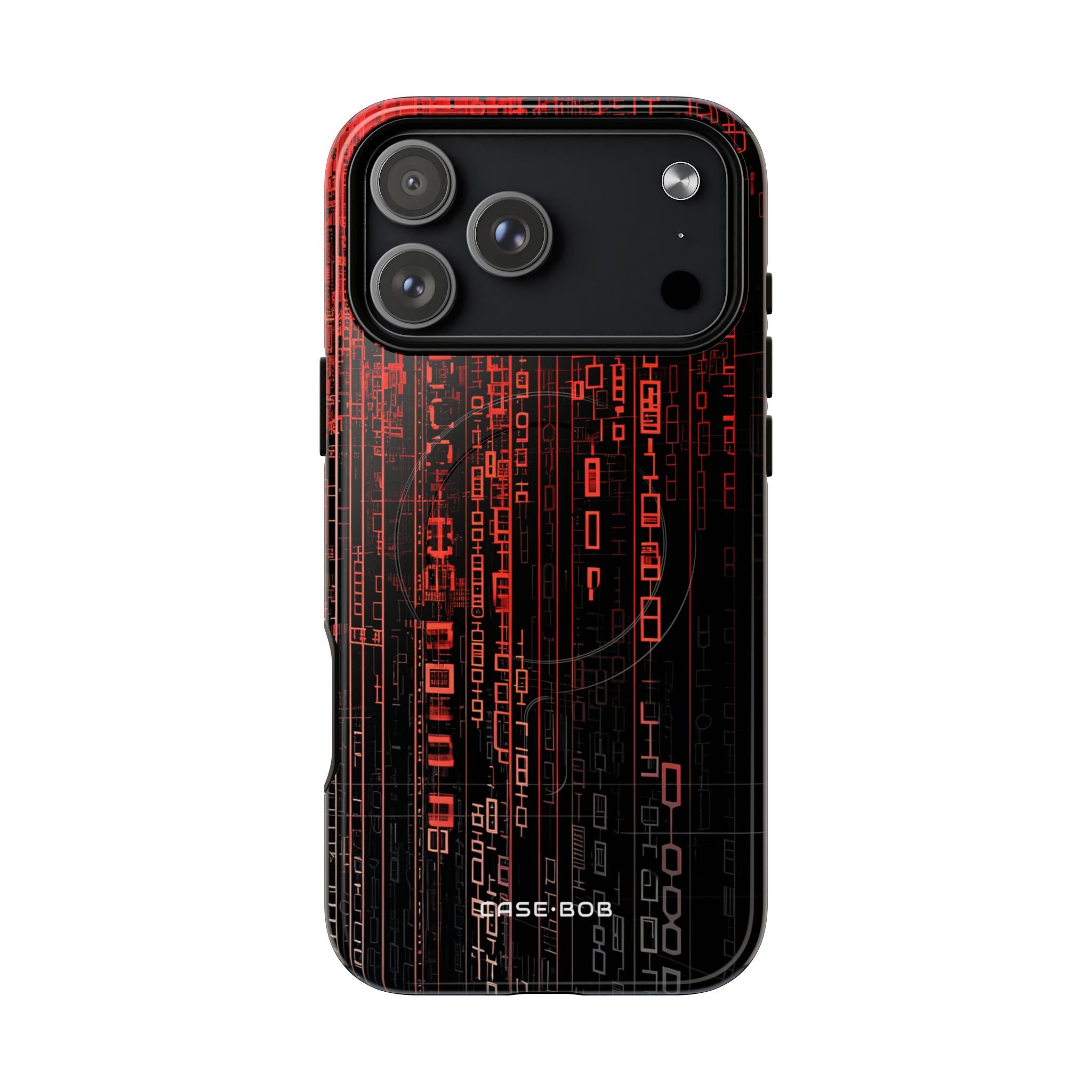 Crimson Glyphs iPhone 17 Pro Max Case - Tough+ - CASE•BOB