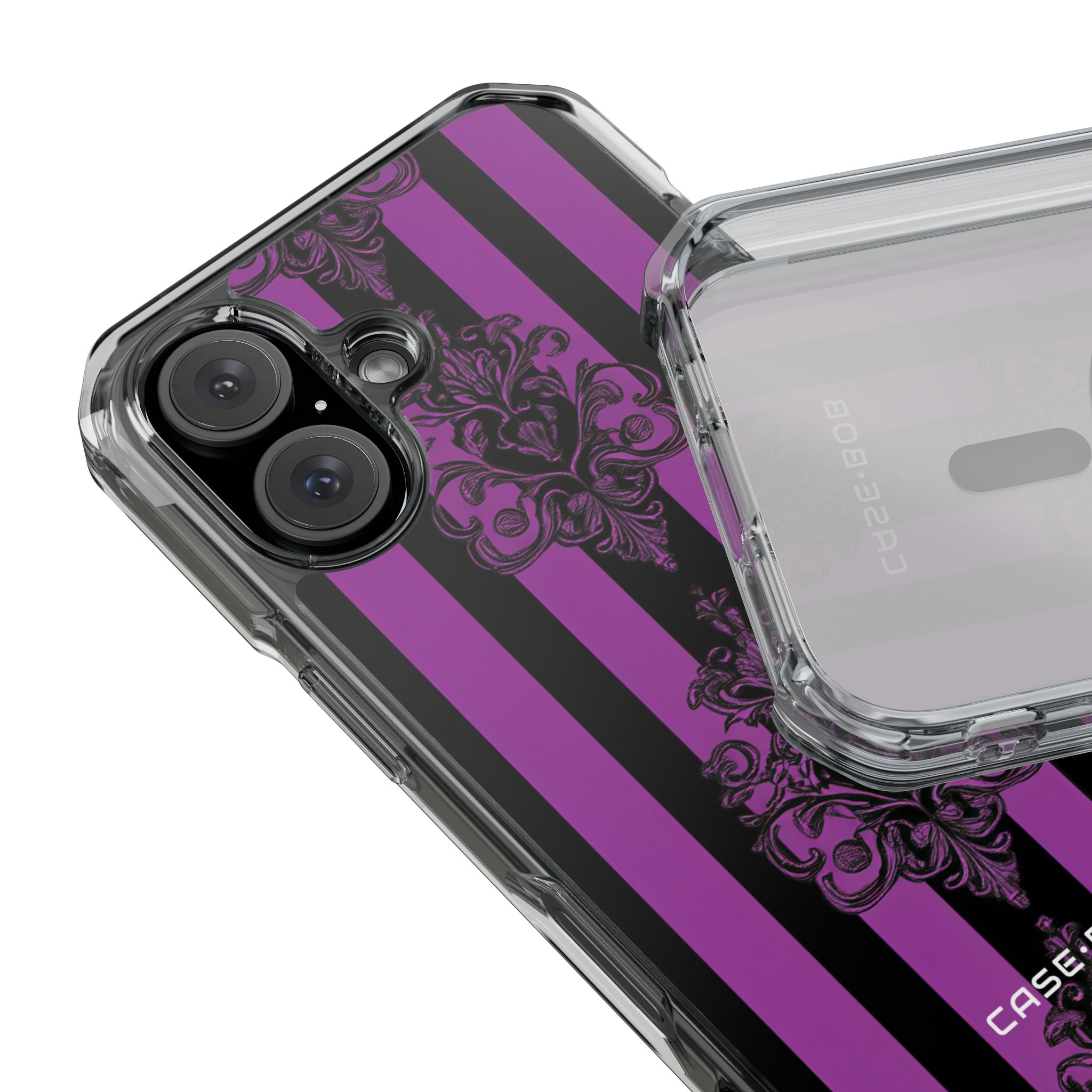 Damask Elegance Purple iPhone 16 Case - Impact