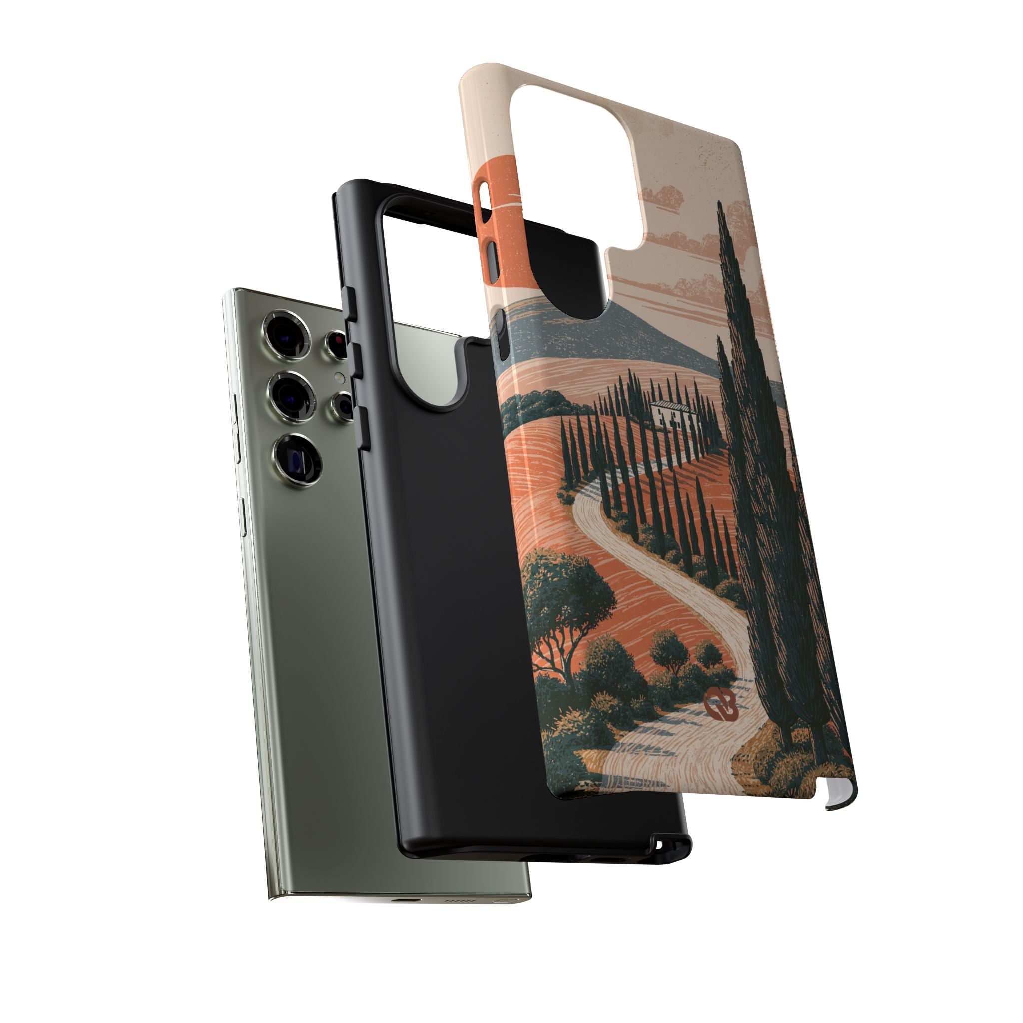 Orange Tough Phone Case for Samsung - Terracotta Ridge Trail