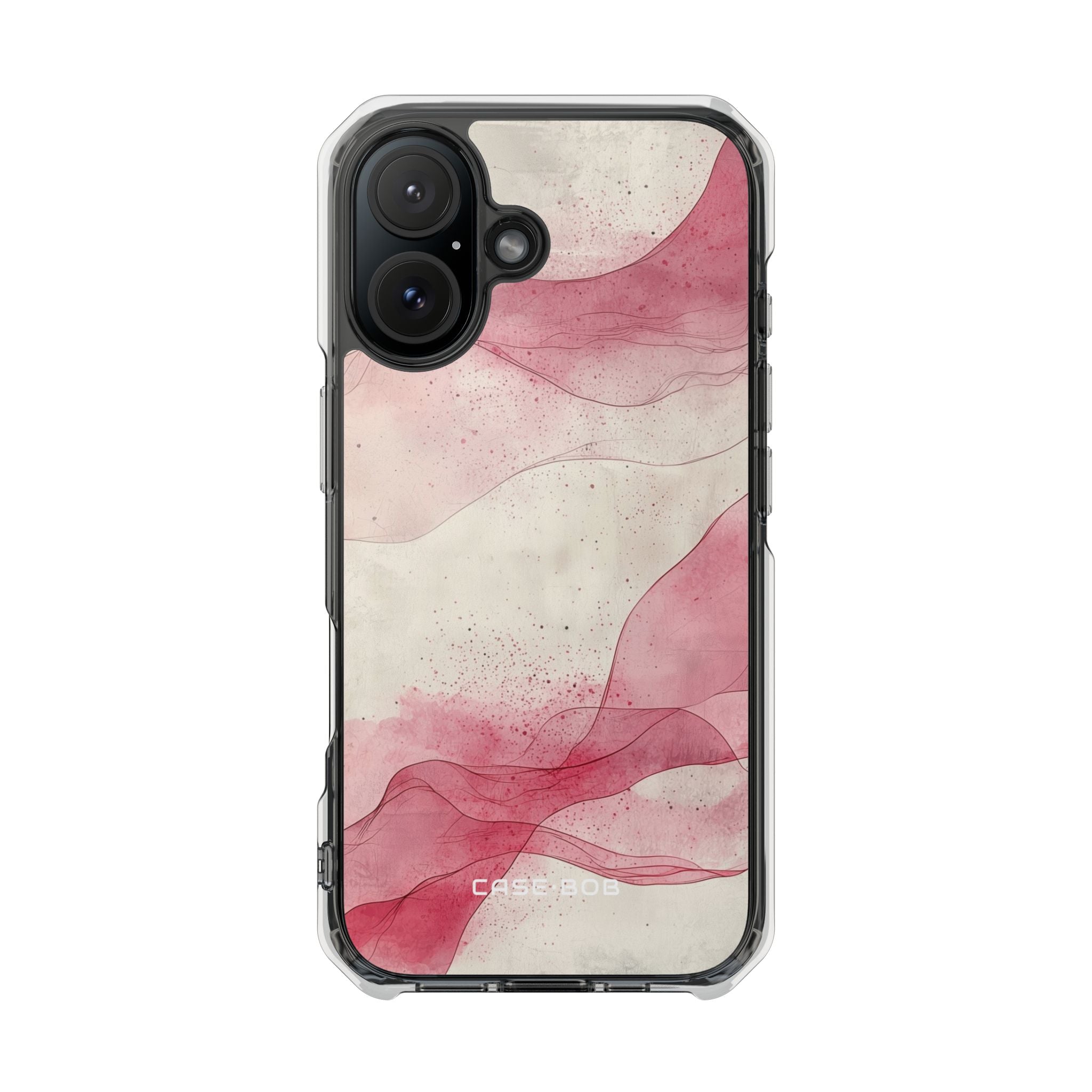 Crimson Waves iPhone 16 Case - Impact - CASE•BOB